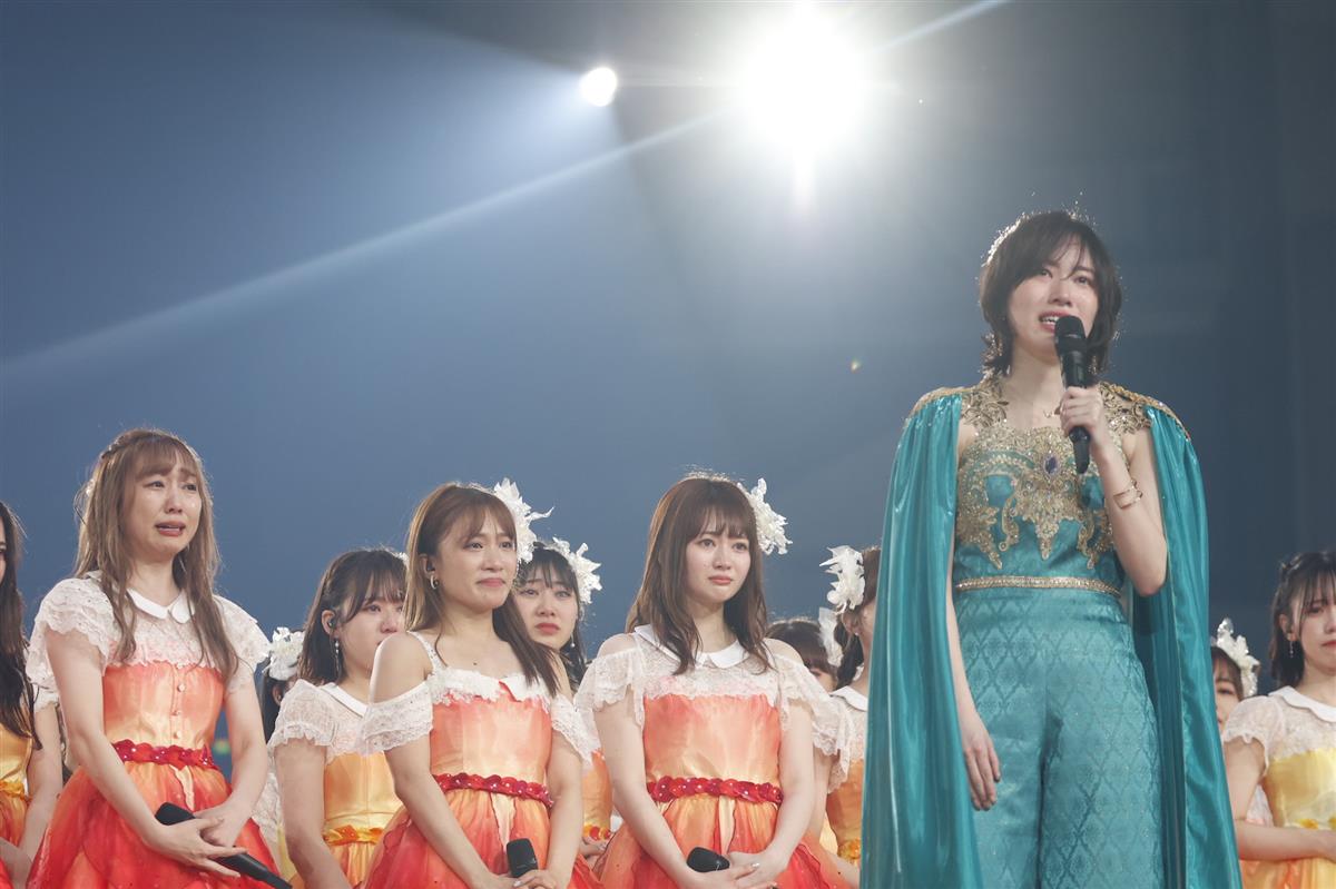 SKE支えた絶対的エース・松井珠理奈が号泣ラスト 卒コン中に髪も