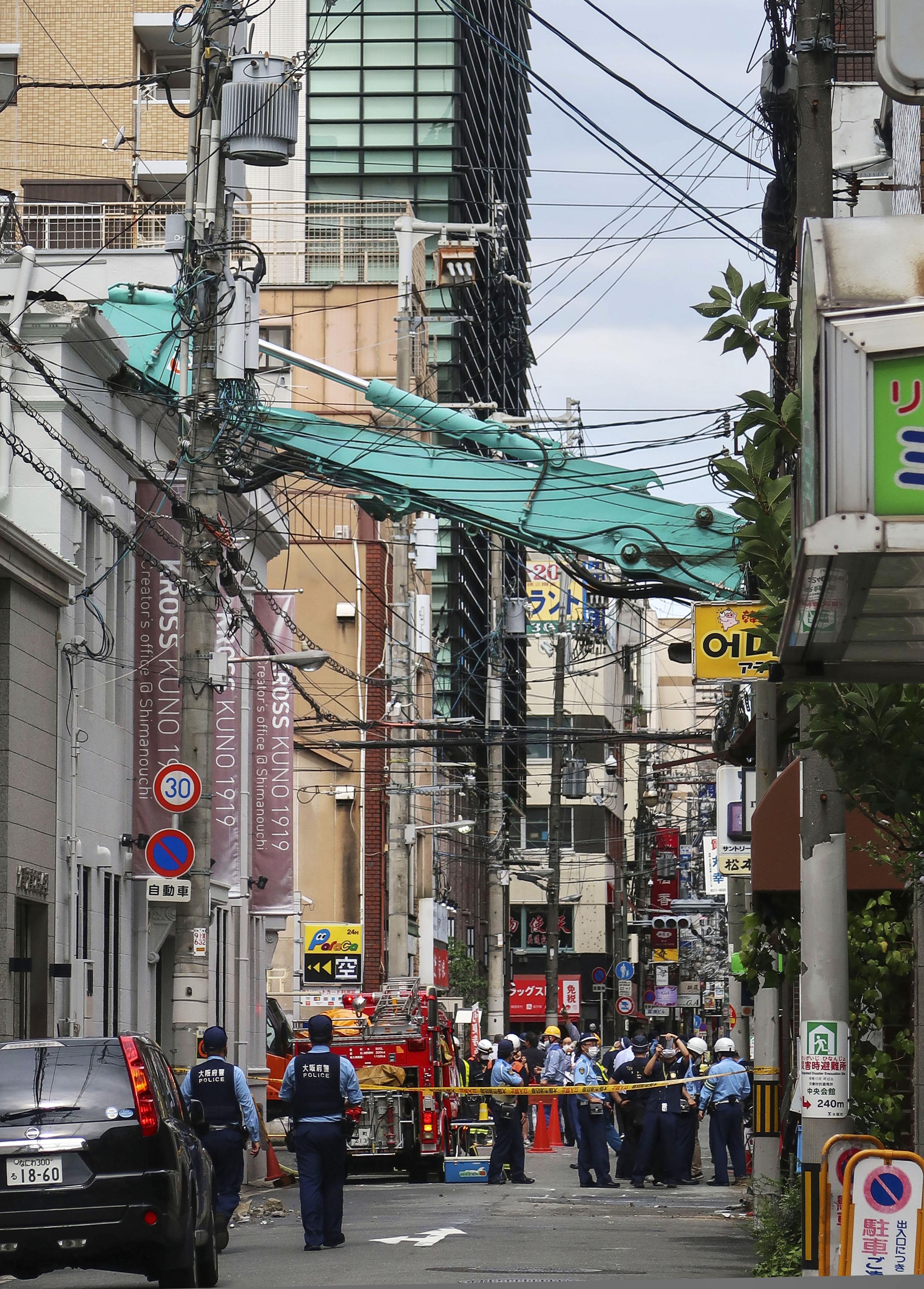 解体現場で重機倒れ１人けが 大阪 産経ニュース