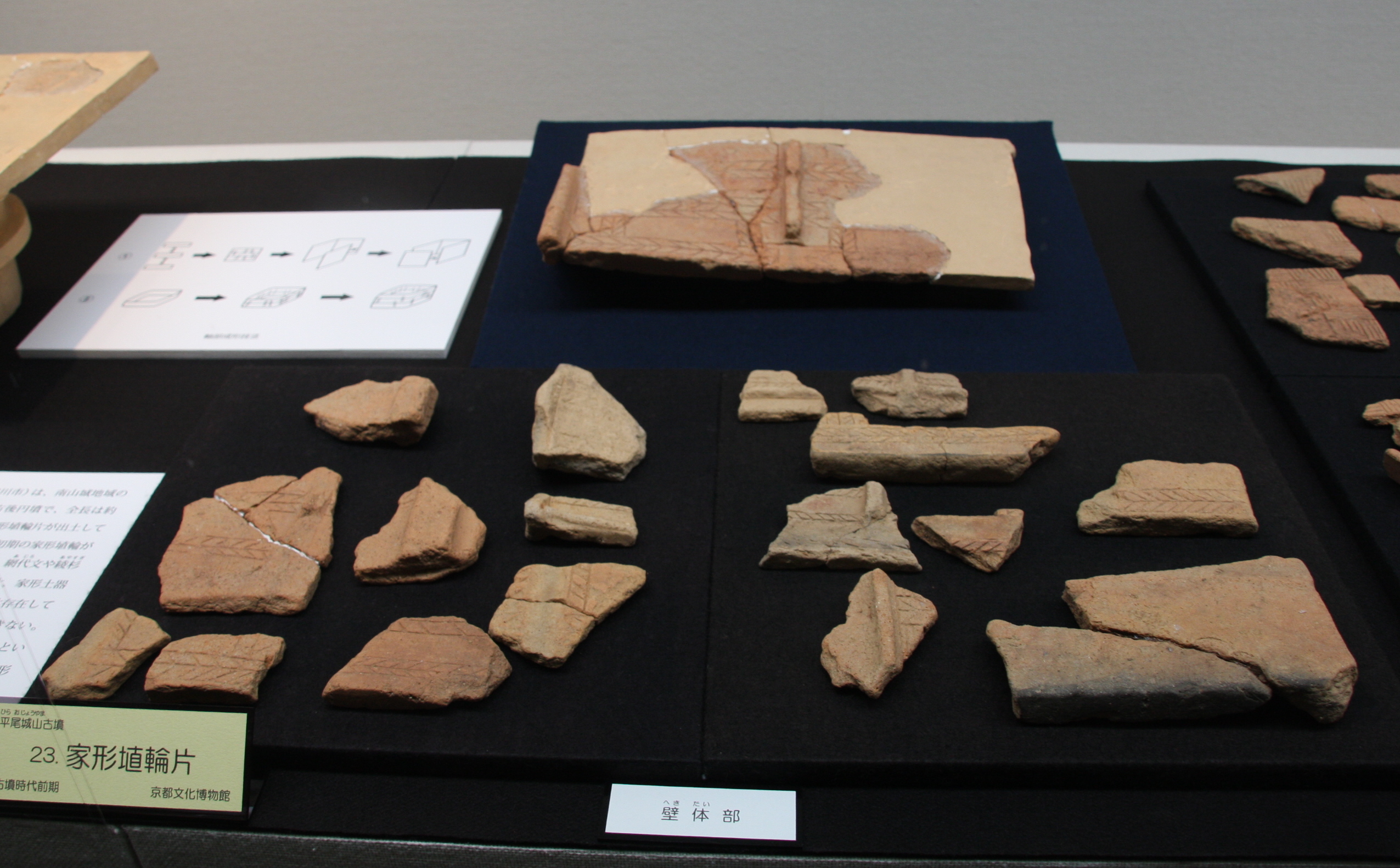 買換応援古墳時代 埴輪 高さ 約34.4cm 土器 考古学 時代 古美術 古陶磁 土器