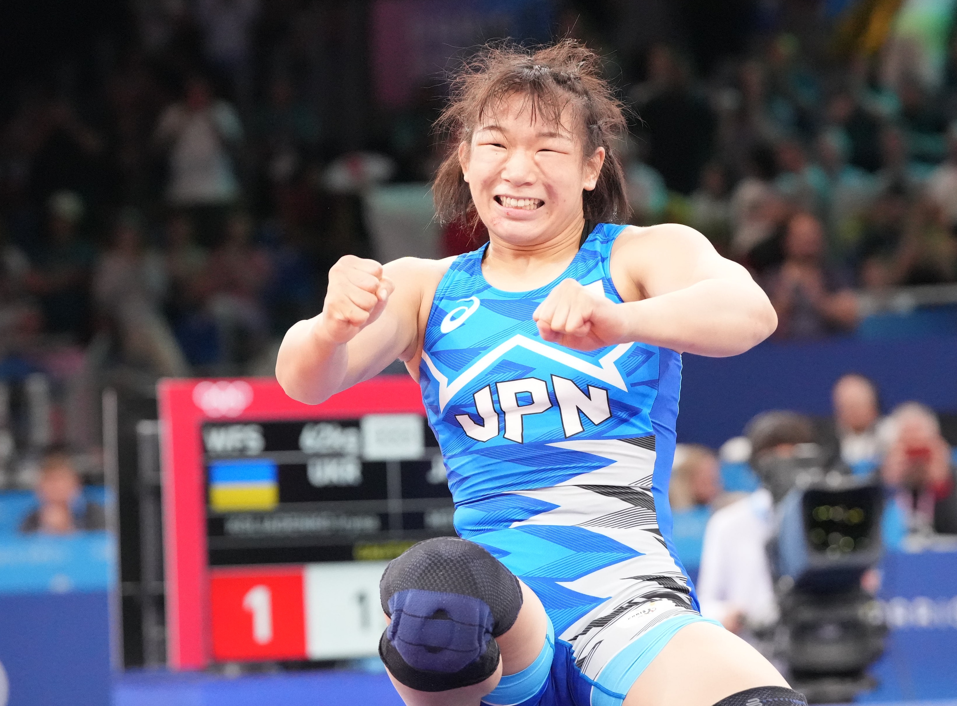 元木咲良、父娘の夢かなった！ レスリングでシドニー五輪出場