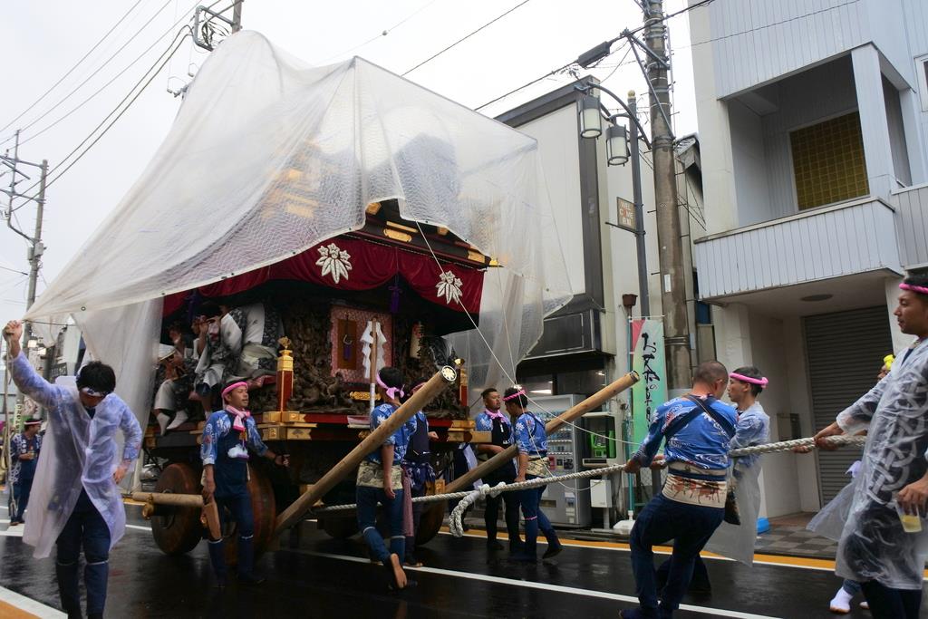 台風１９号 雨の中 佐原の大祭 千葉 香取 １２日は中止 産経ニュース