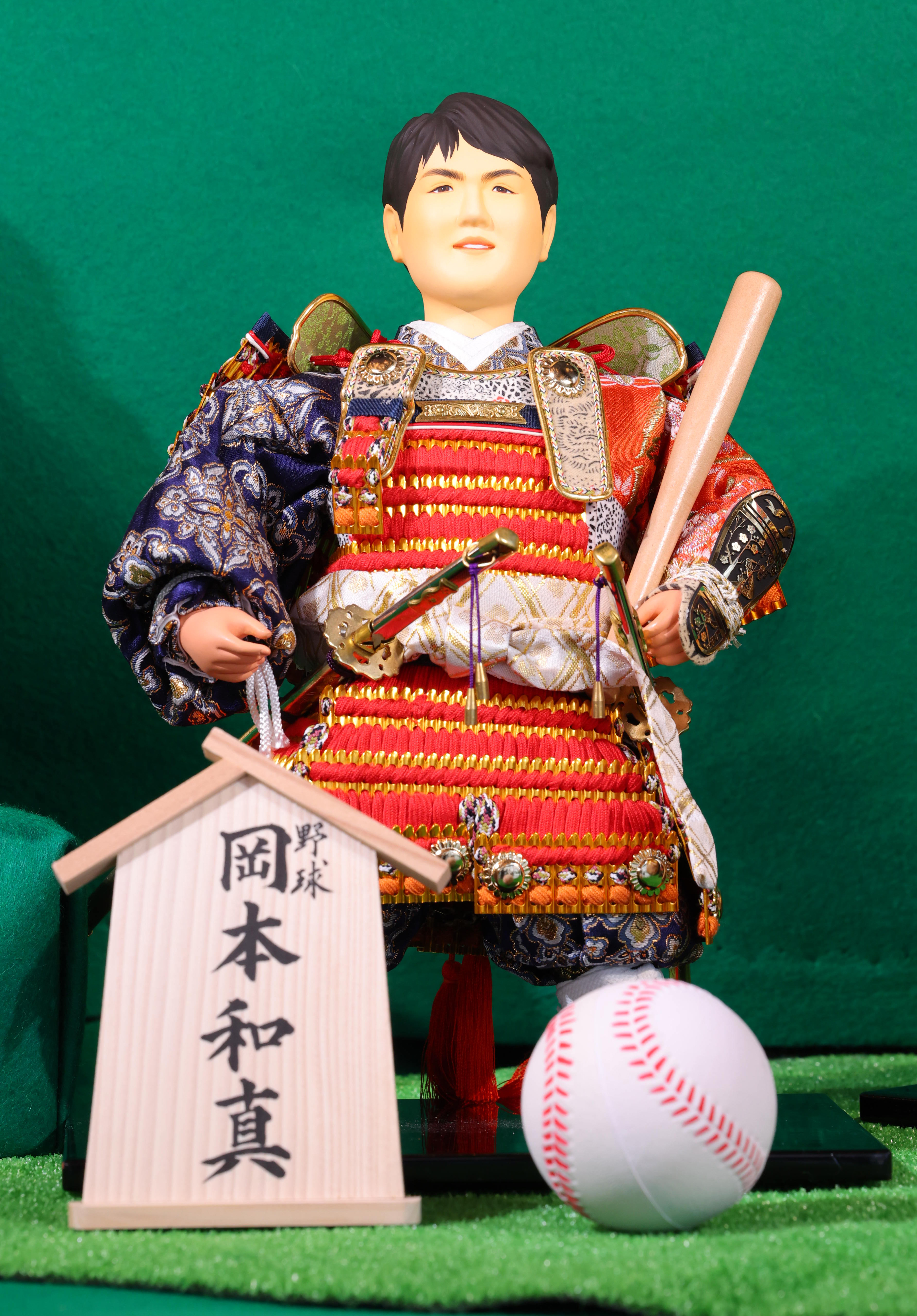 大谷、山本選手、高市首相ら五月人形に 活躍期待、東京のメーカー「久