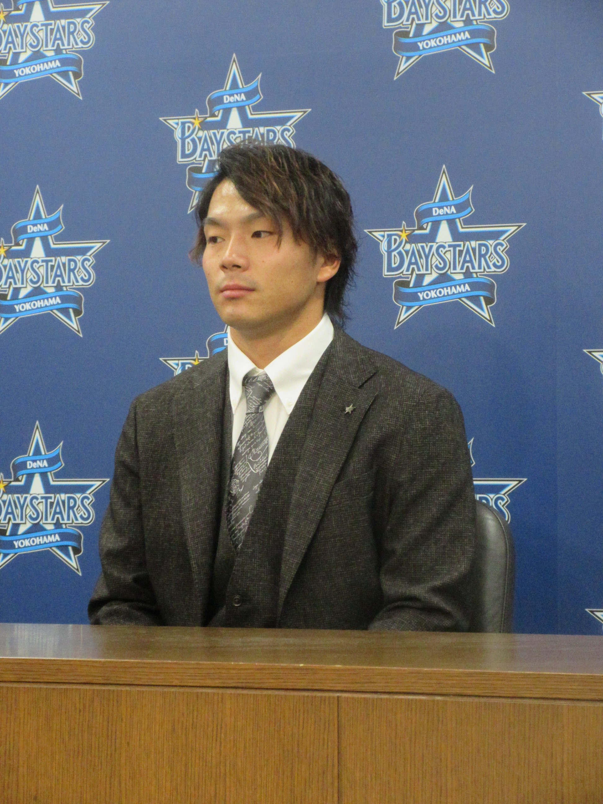 DeNA・知野直人は190万円増の1100万円で更改 自己最多39