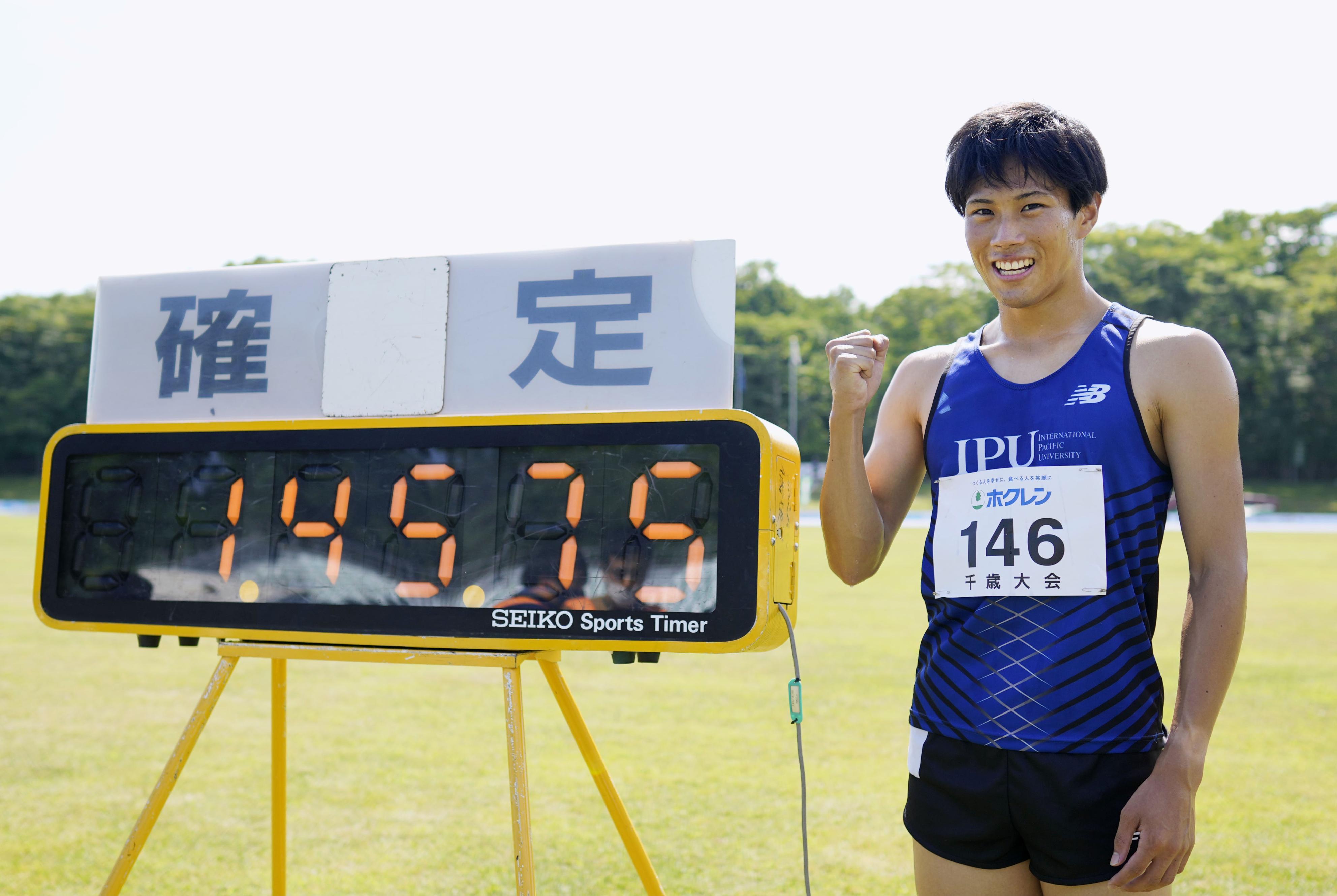 男子８００メートルの源裕貴 日本タイに悔しさと自信 陸上 サンスポ