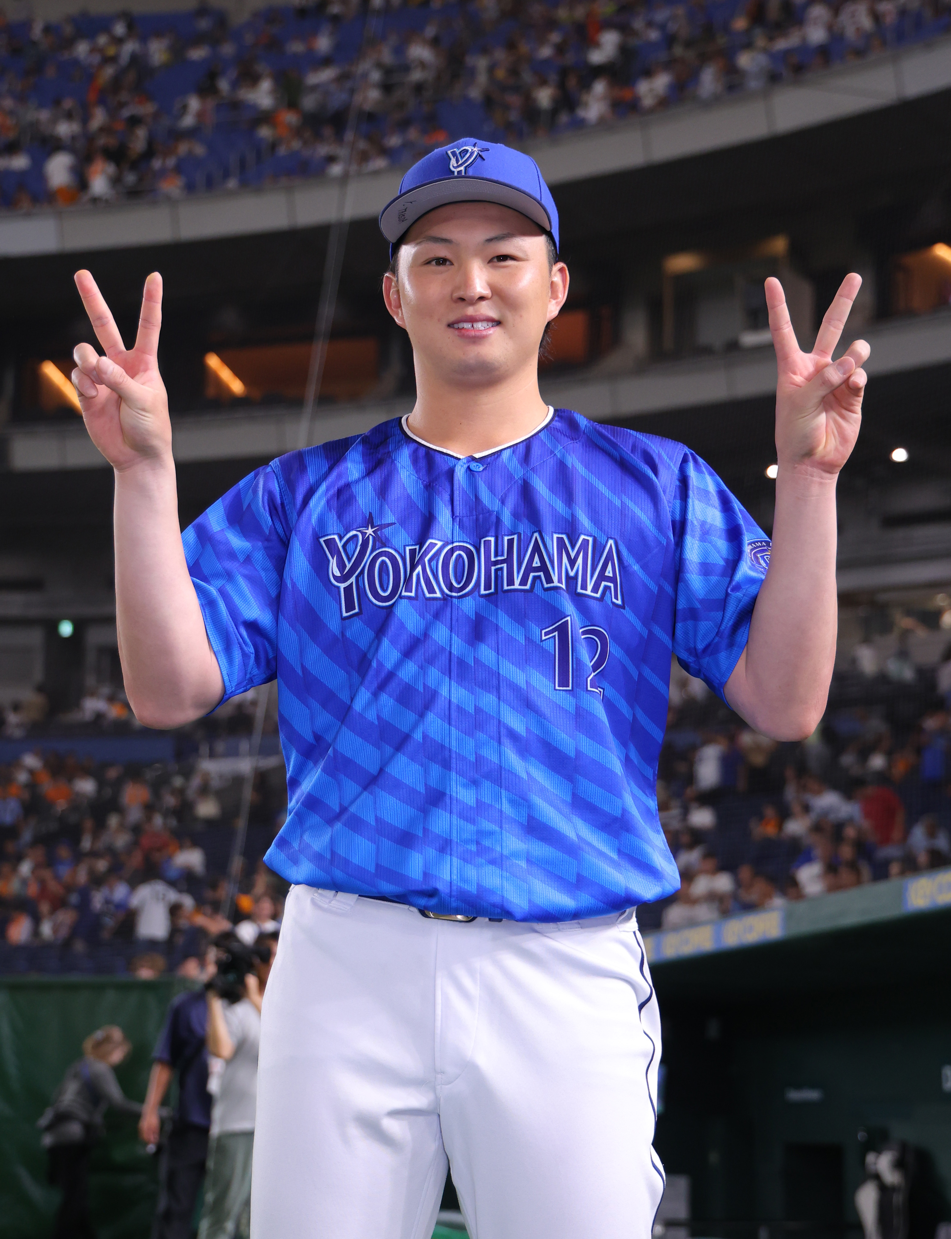 ベイスターズ 竹田祐 交流戦ユニフォーム ビジター Mサイズ