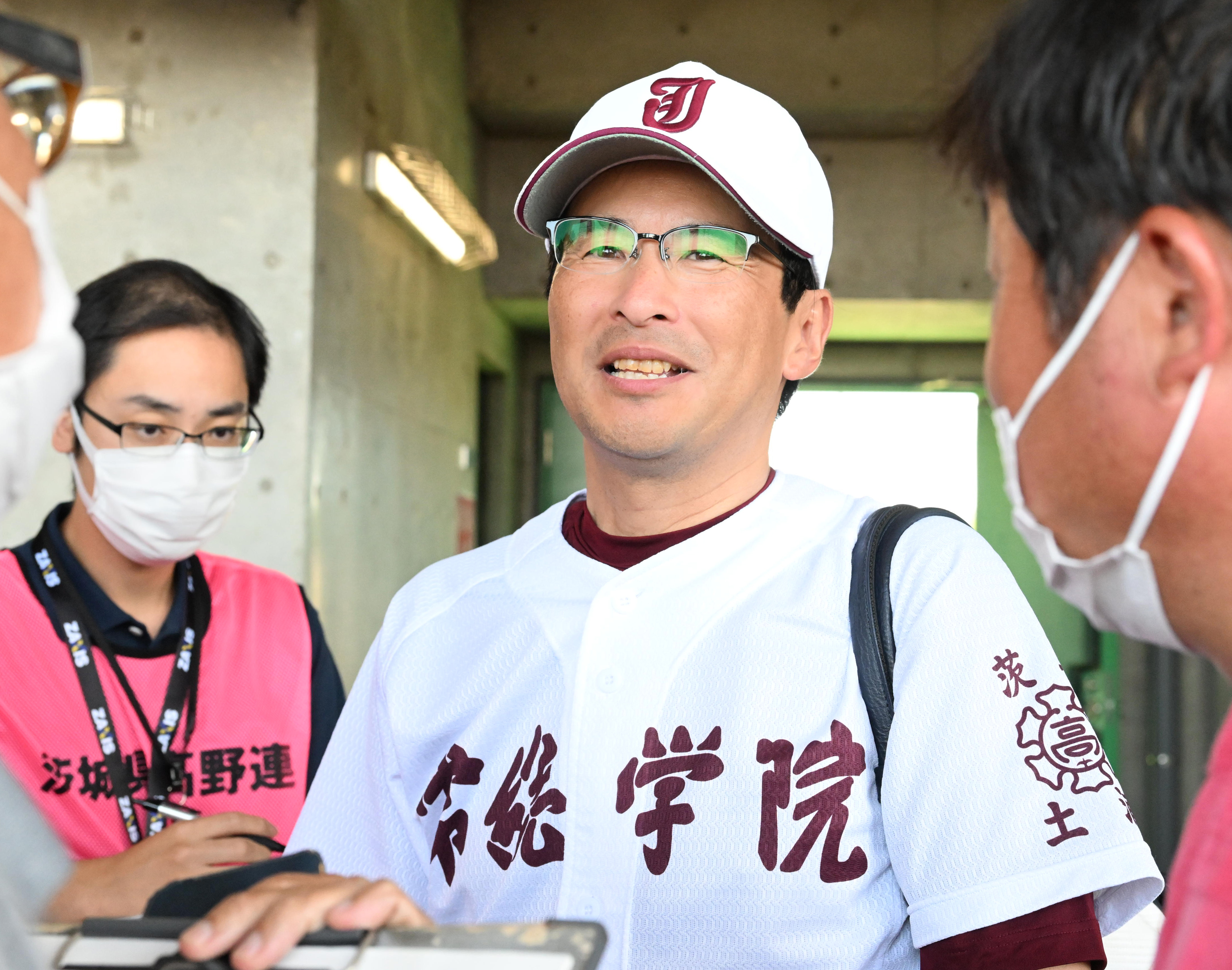 常総学院、苦戦も１６強 ４安打で３点、島田直也監督「肩の力を抜いて