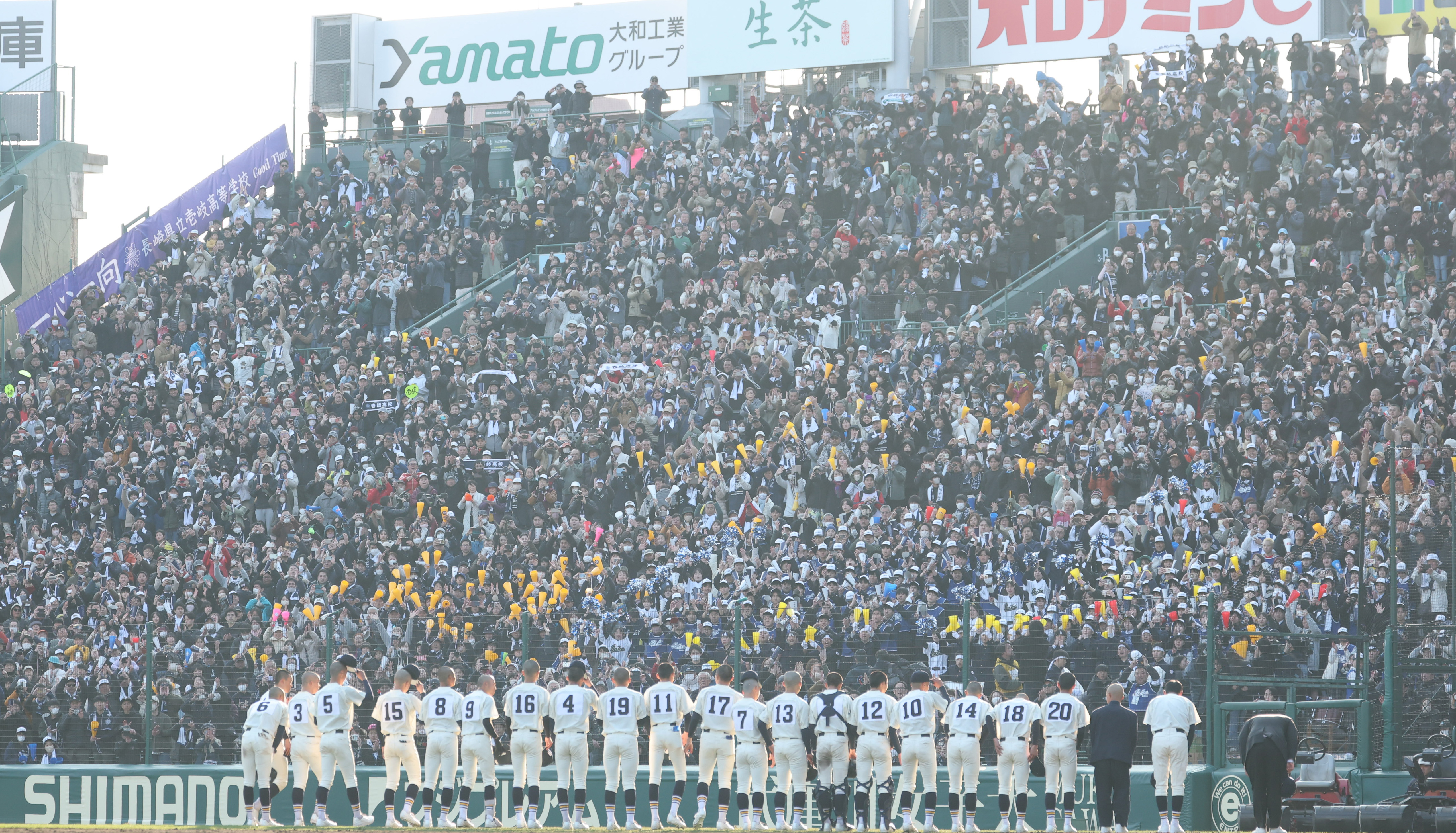センバツ】21世紀枠の壱岐 島民の倍近い観客の前で健闘 エース浦上脩吾