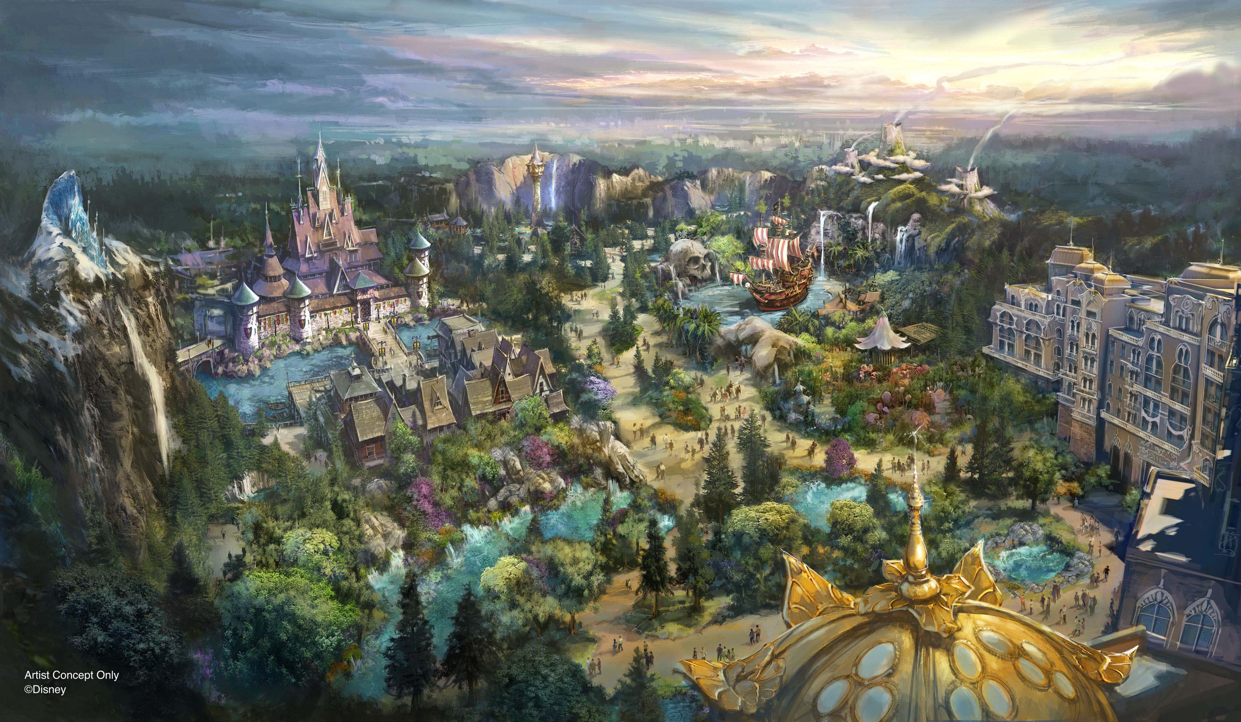 東京ディズニーシー、来年6月に新エリア 「アナと雪の女王」など再現