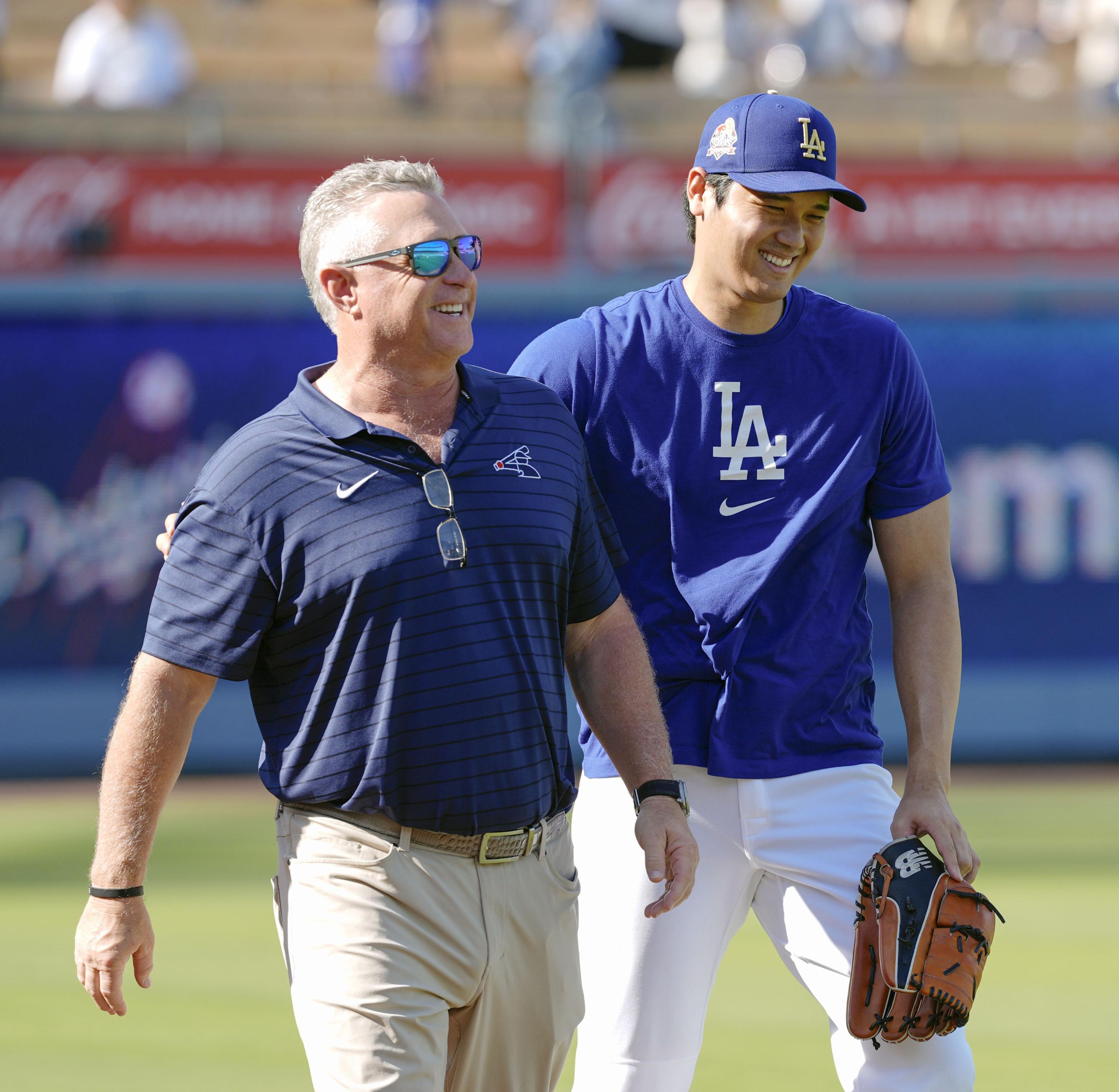 ドジャース大谷翔平がネビン氏と再会 エンゼルス在籍時の監督 - 産経