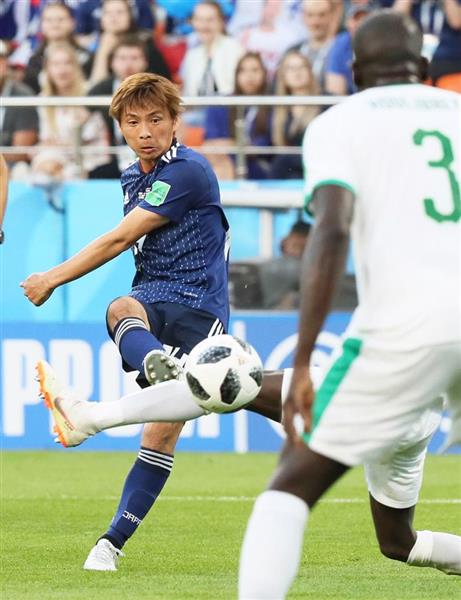 サッカー日本代表 乾貴士 自信持ってシュート打てる 一瞬の得点感覚でｗ杯初ゴール 産経ニュース