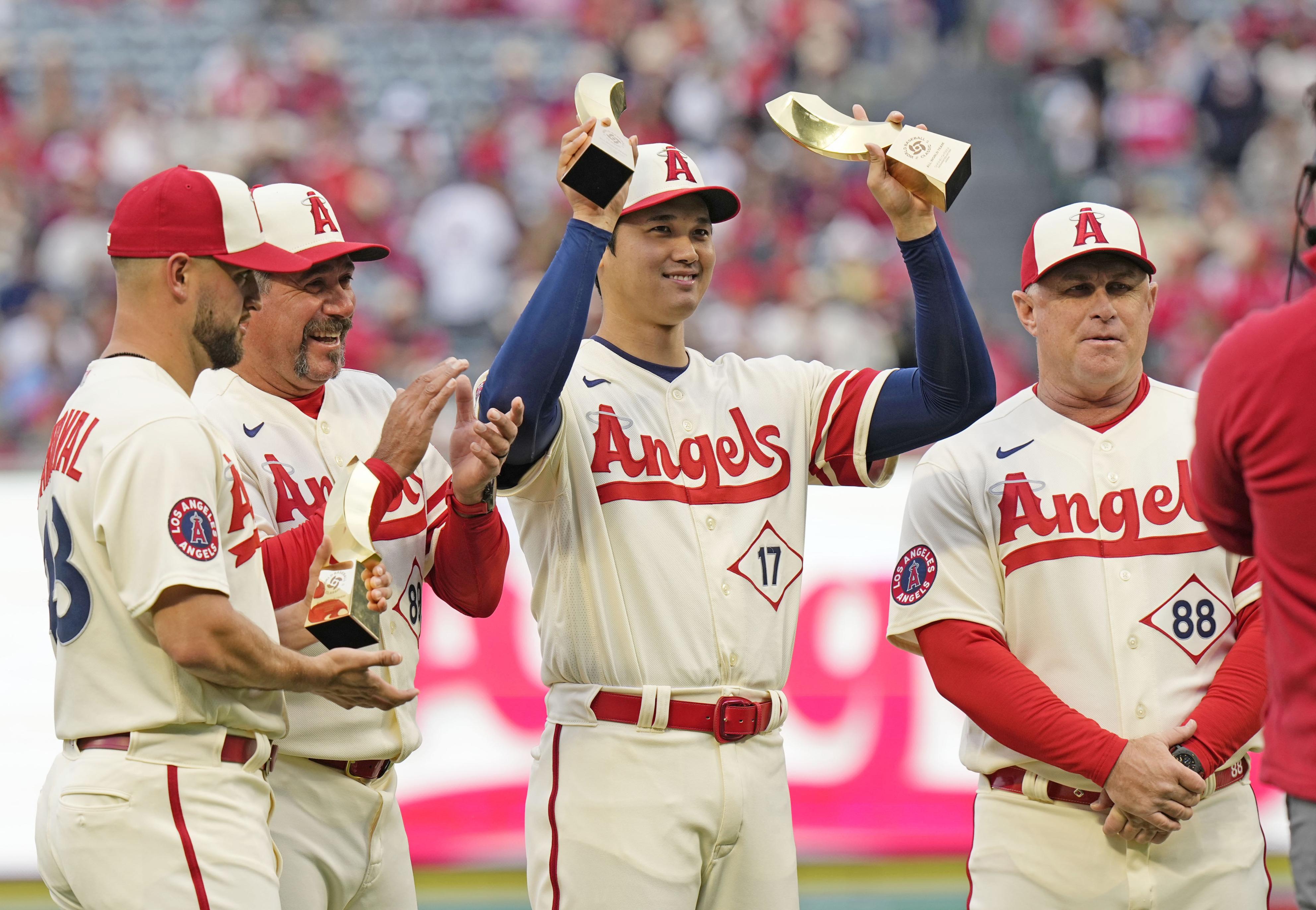 フォト】大谷、4打数無安打 試合前にWBC受賞セレモニー - 産経ニュース