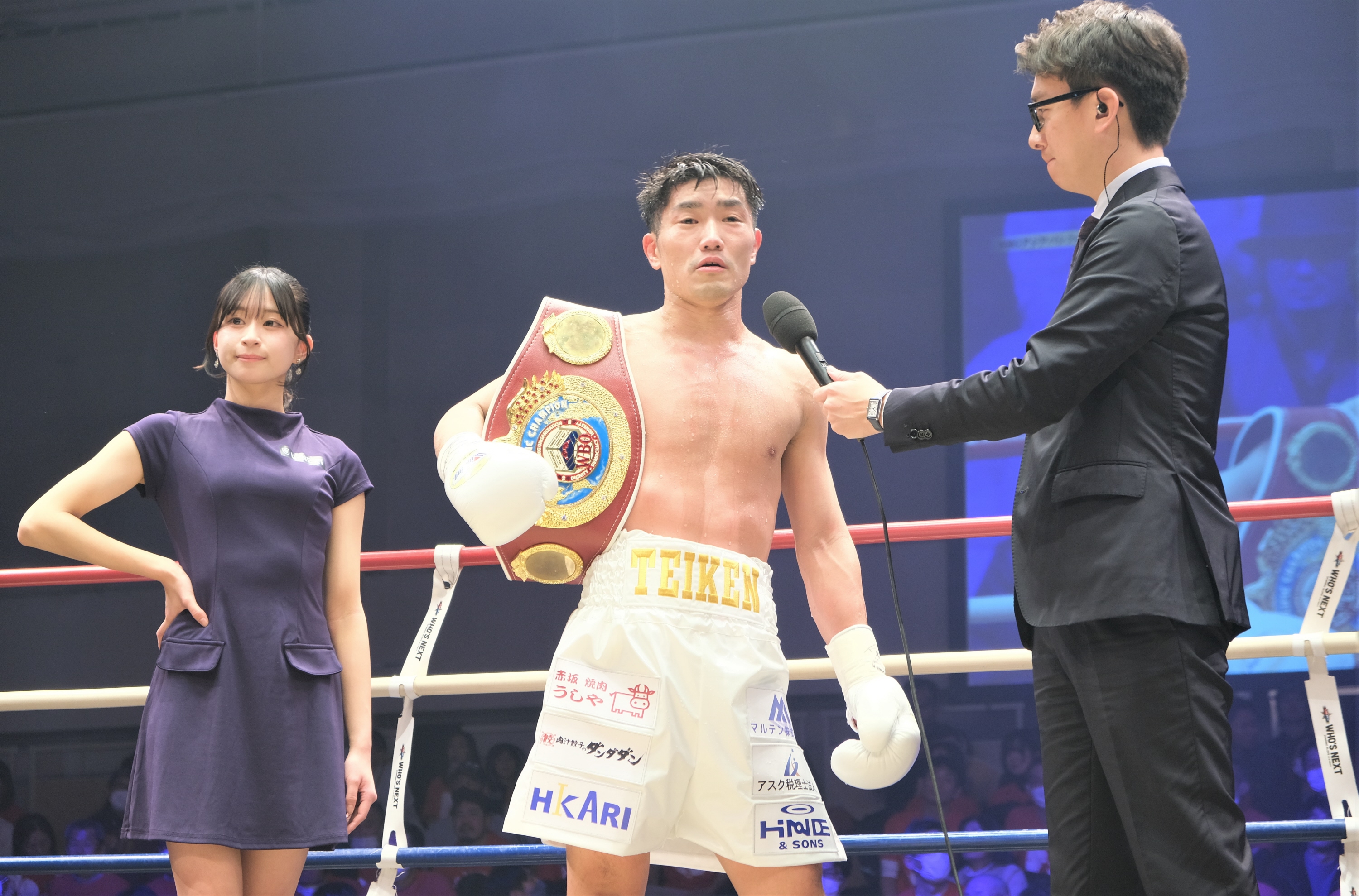 ボクシング】藤田健児、カサマを圧倒して9回終了TKOで2度目の防衛 1日