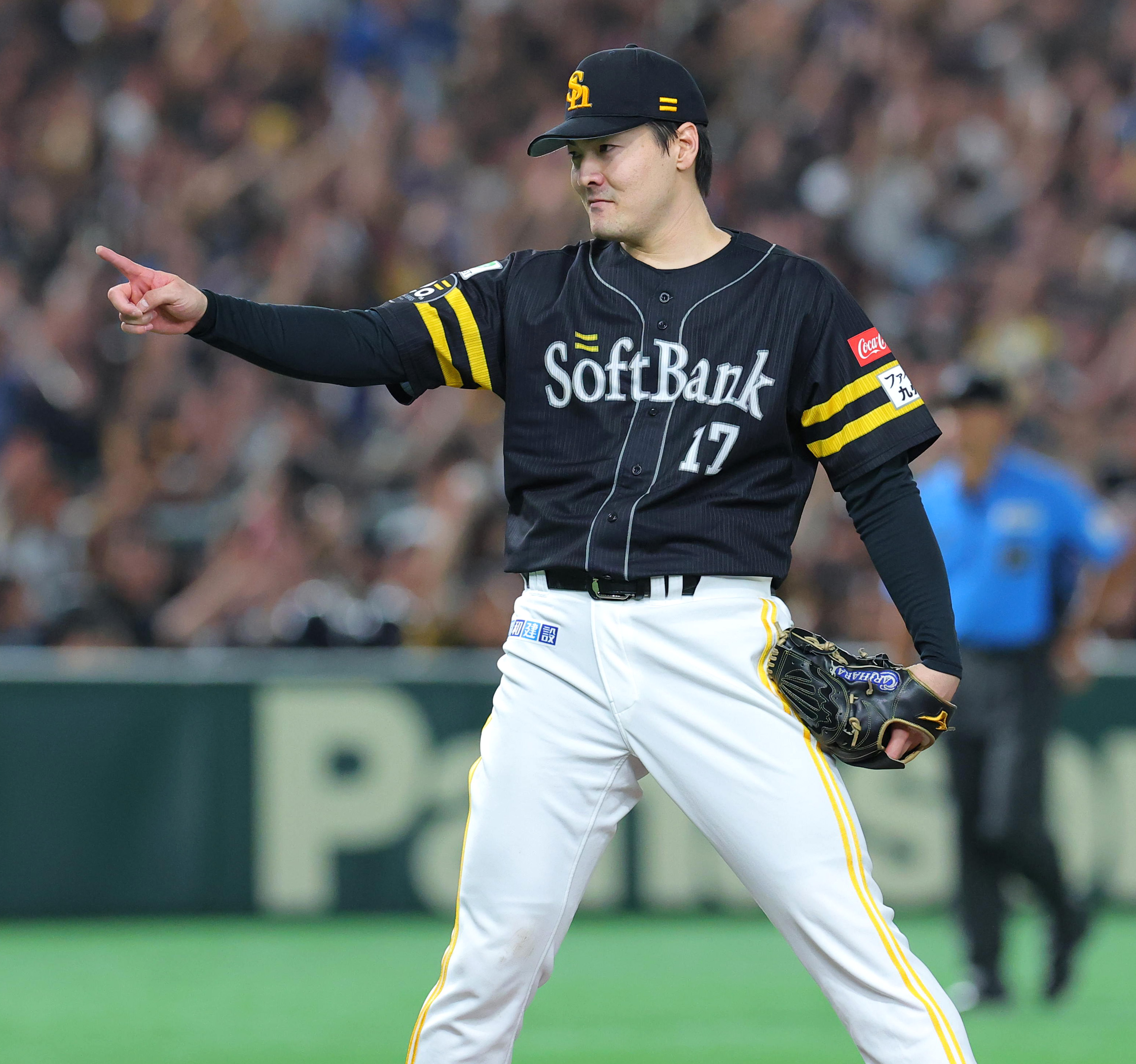 ソフトバンクが貯金最多「9」 有原航平が今季初完封で史上22人目の全球