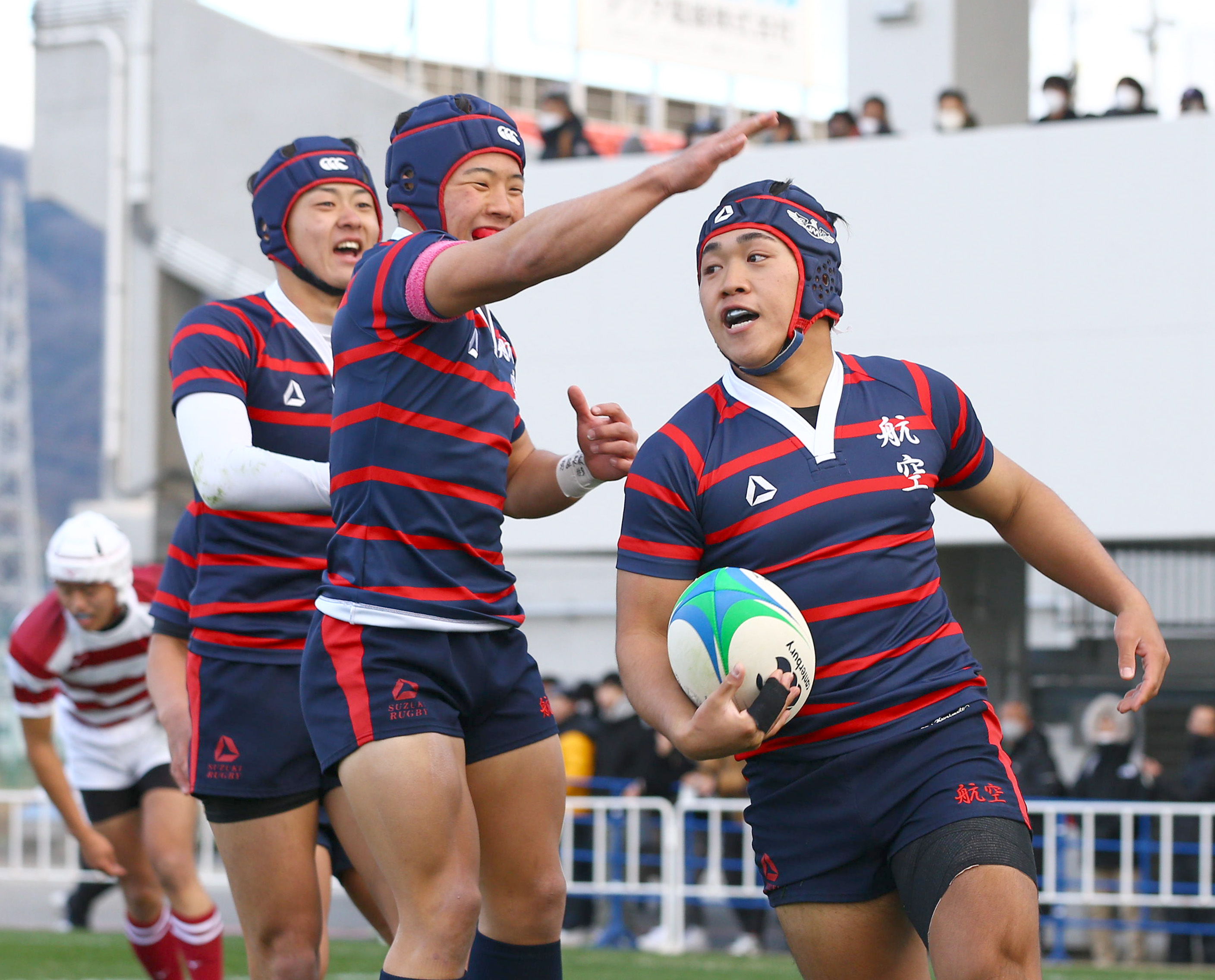 日本航空石川、仲良しコンビがトライ量産 栗本凌吾「まだまだ一緒にプレーしたい」久保田泰綺「シードを倒して上へ」／高校ラグビー - サンスポ