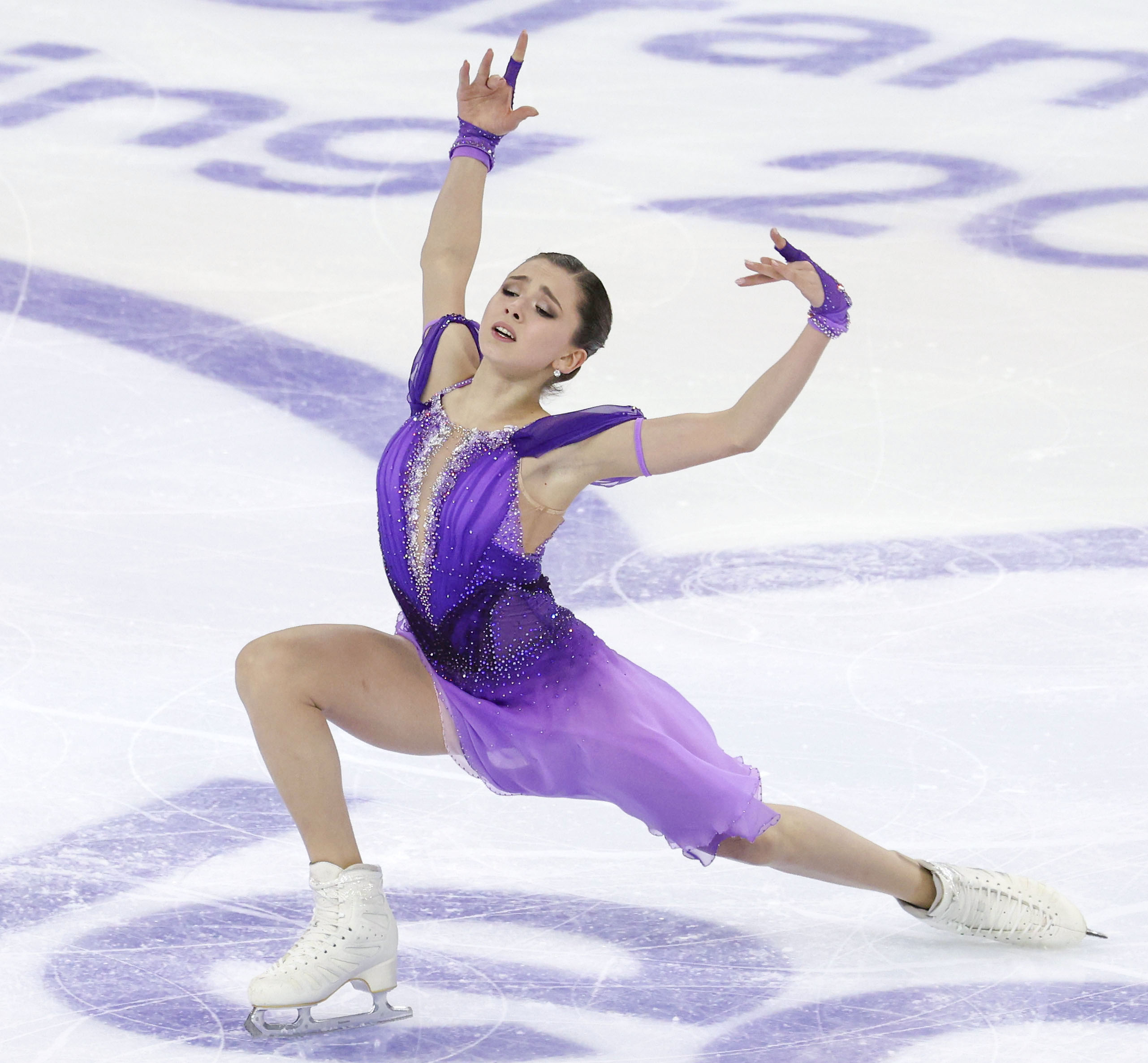 フォト特集】ワリエワ初のSP世界最高、松生は7位 フィギュアロシア