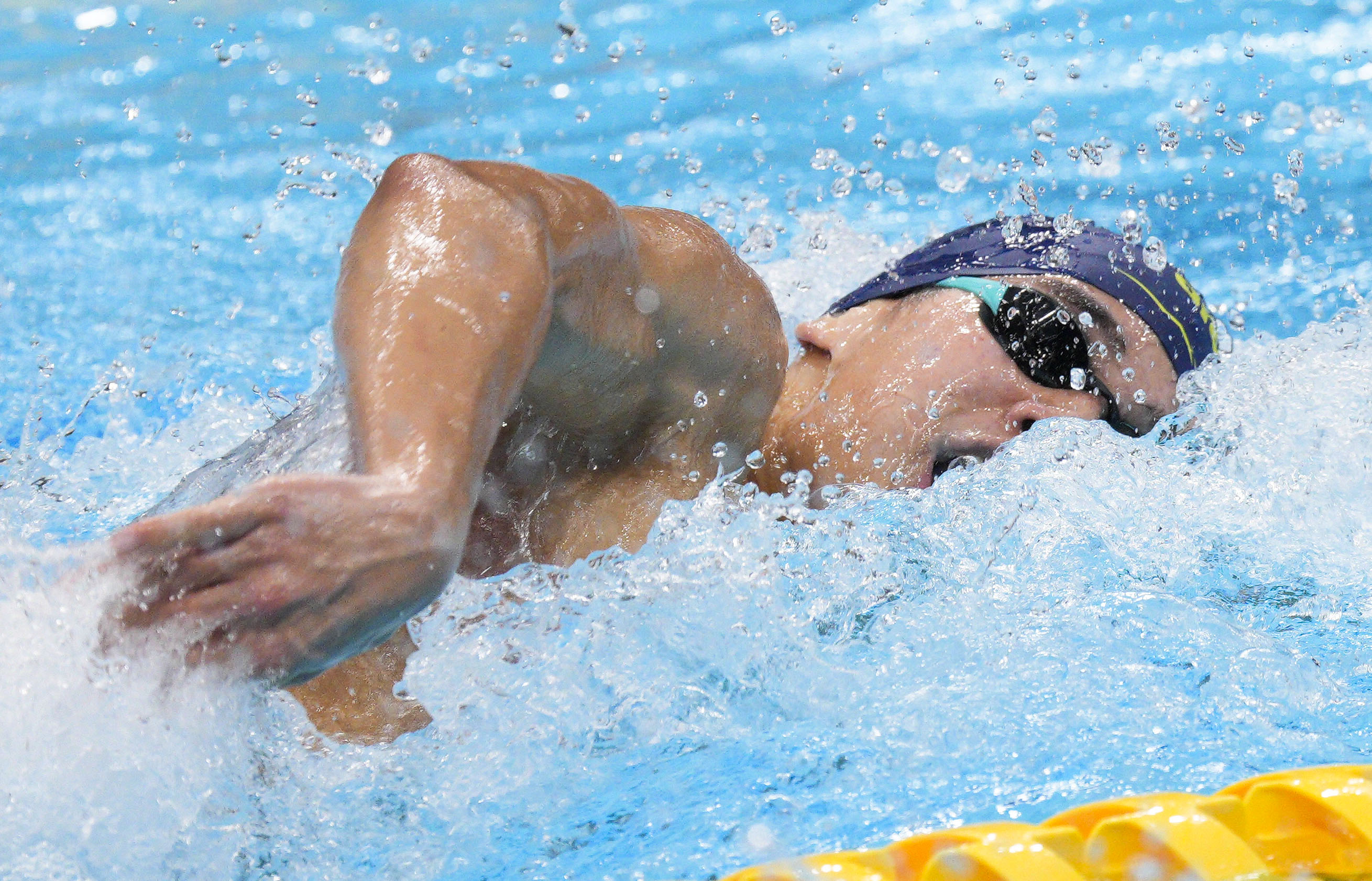パリ五輪代表の村佐達也が高校新で男子200メートル自由形制す 競泳
