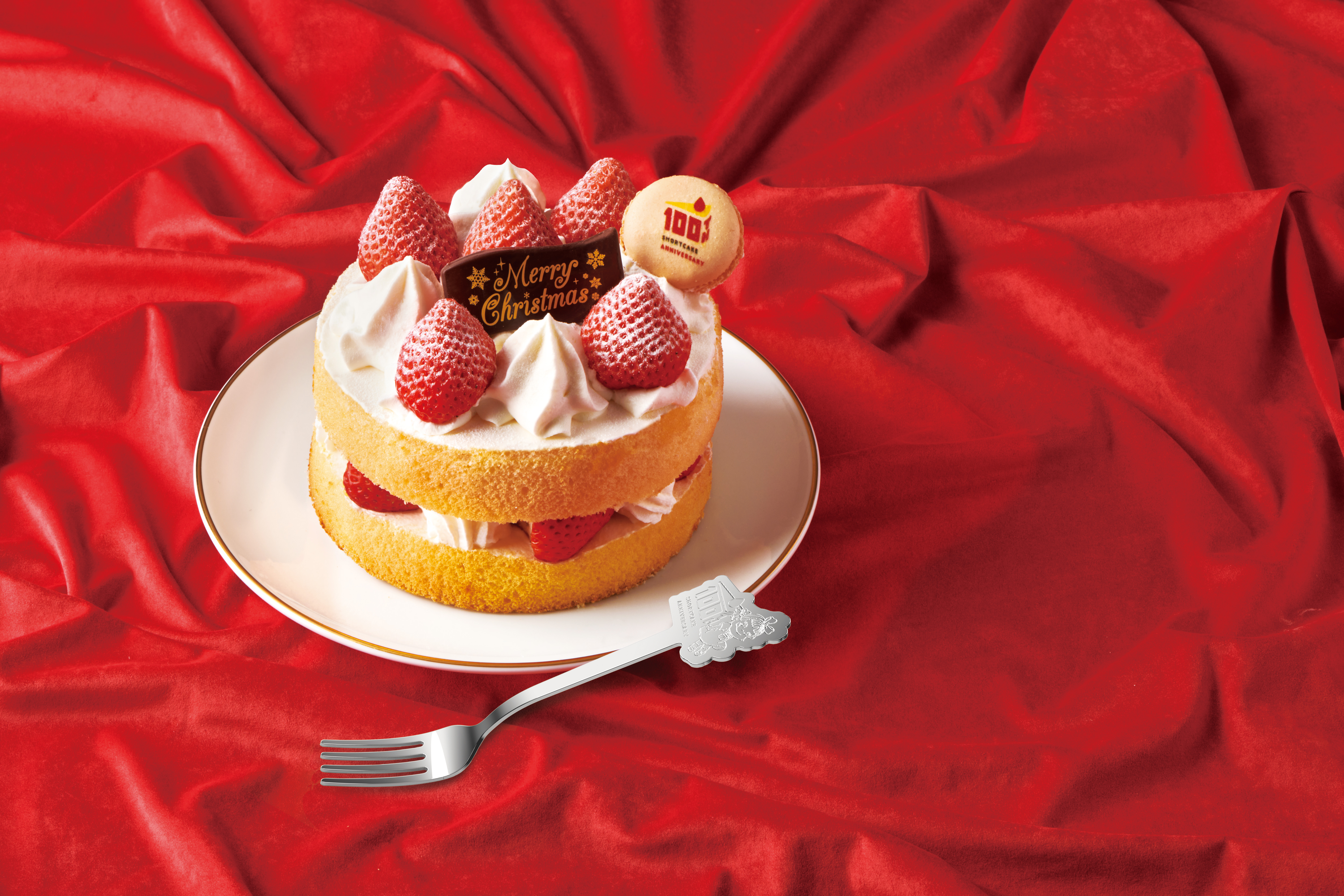 不二家「ショートケーキには、100年ぶんの笑顔がある。」Xマス限定