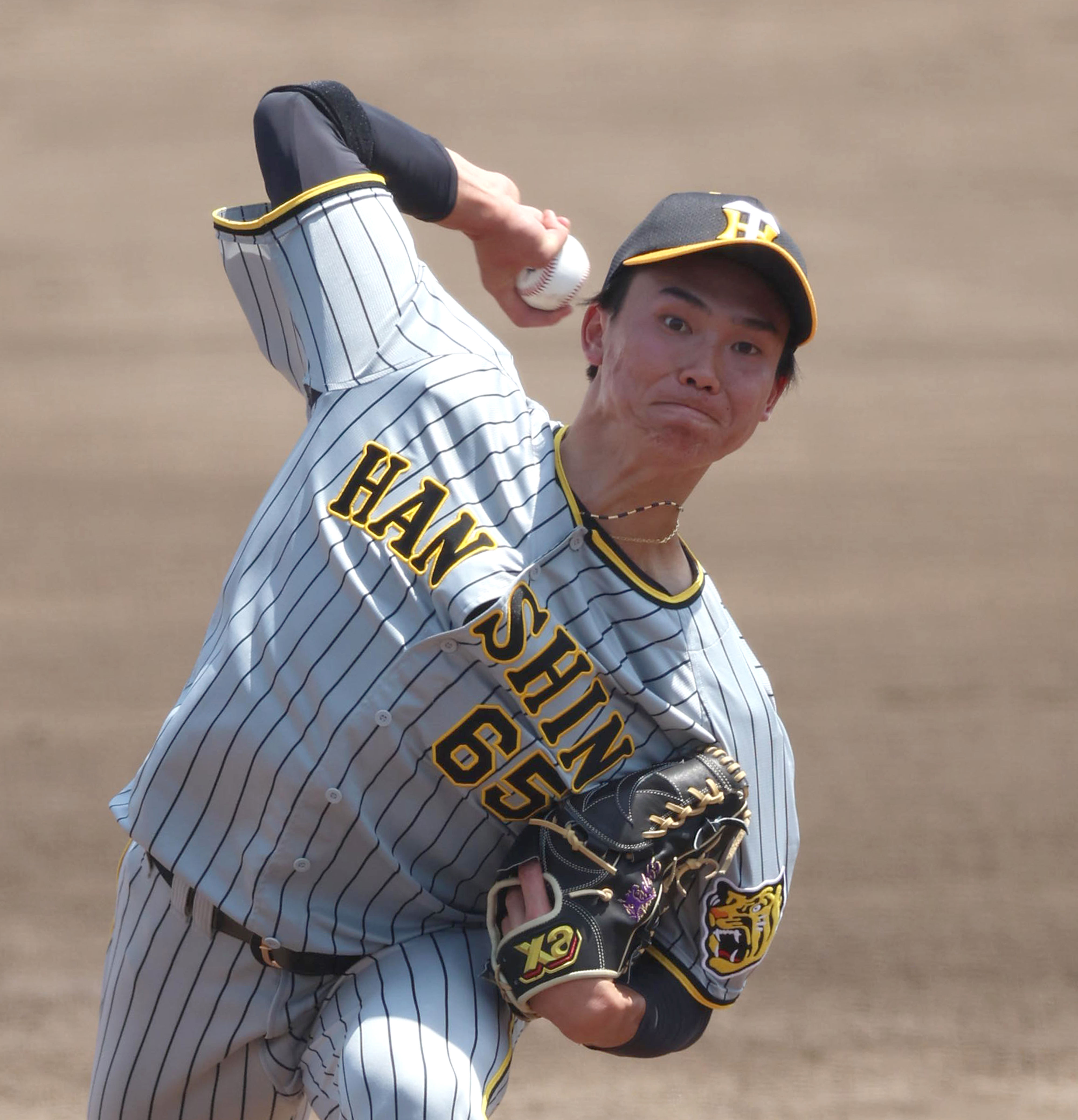 阪神・湯浅京己「怖さなかった。（右腕も）問題ない」 １カ月ぶり実戦