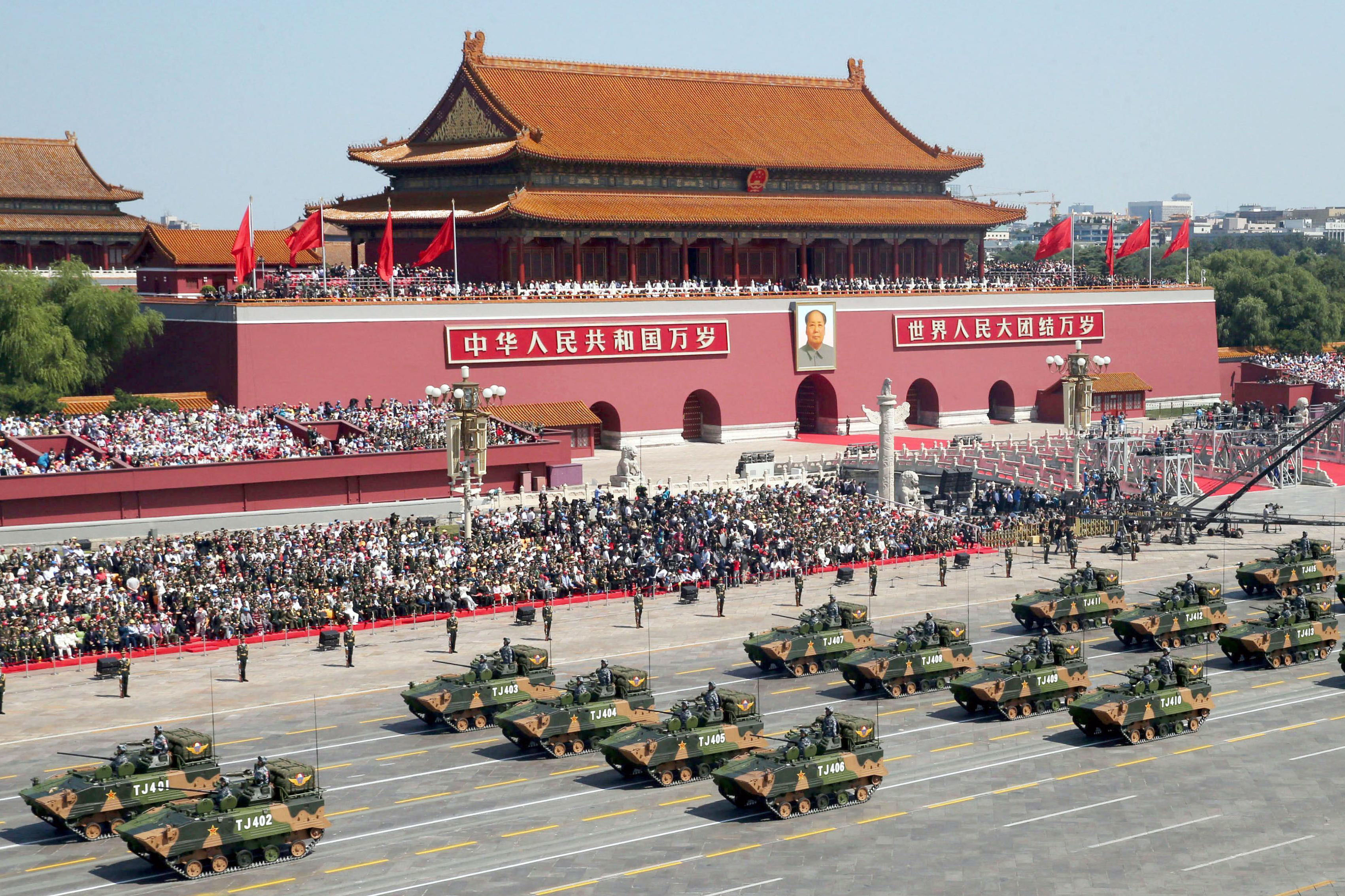 中国の「抗日戦勝記念」式典は歴史の歪曲 米国の大手研究機関が