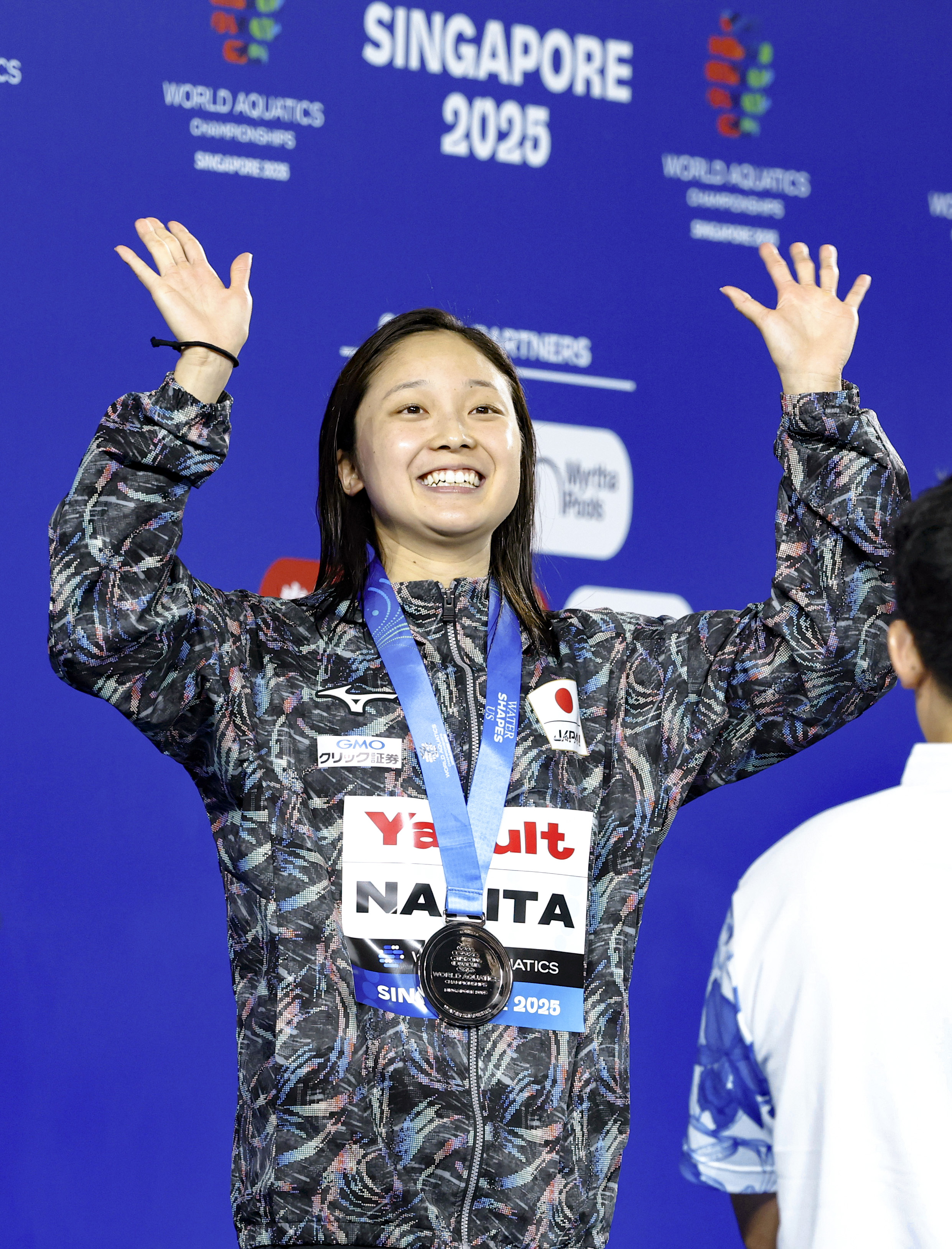 競泳女子400個メ、成田実生が銀メダル 小堀は7位 世界水泳選手権