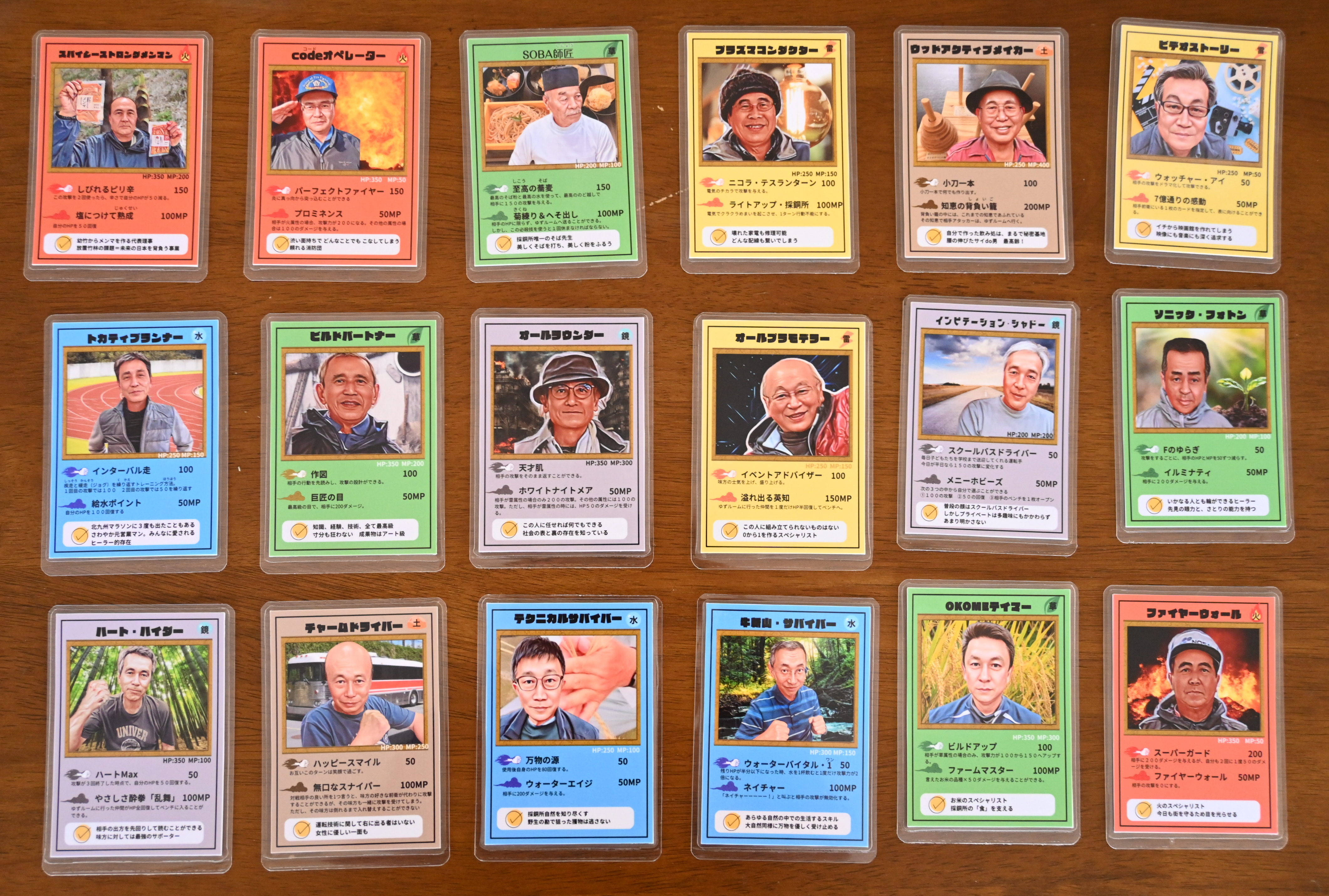おじさんトレカ」福岡で大流行 子供たちのヒーローは実在男性 特技を