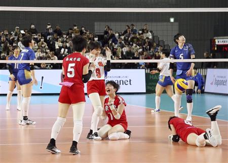 東九州龍谷 ３年連続決勝 １６２センチ室岡がチーム最多３６点 春高バレー サンスポ