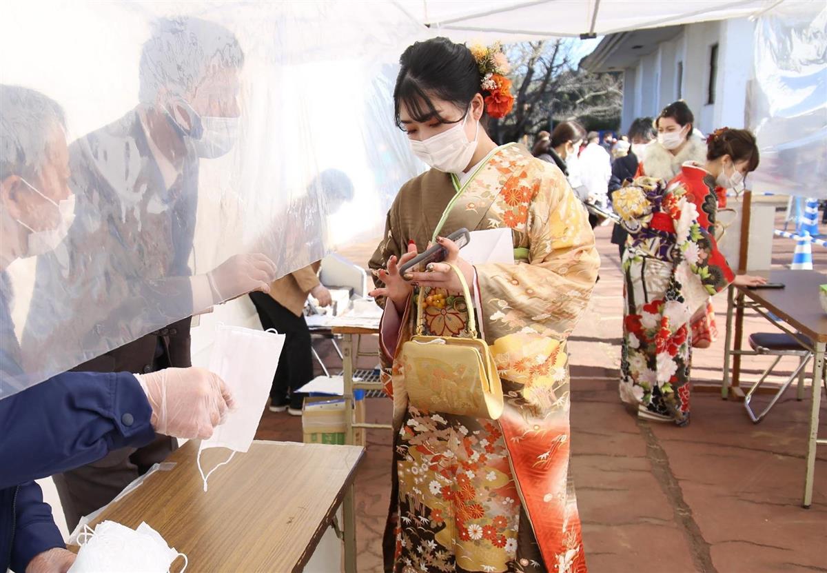 つくばみらい市で新成人にコロナ事前検査 茨城各地で成人式 イザ