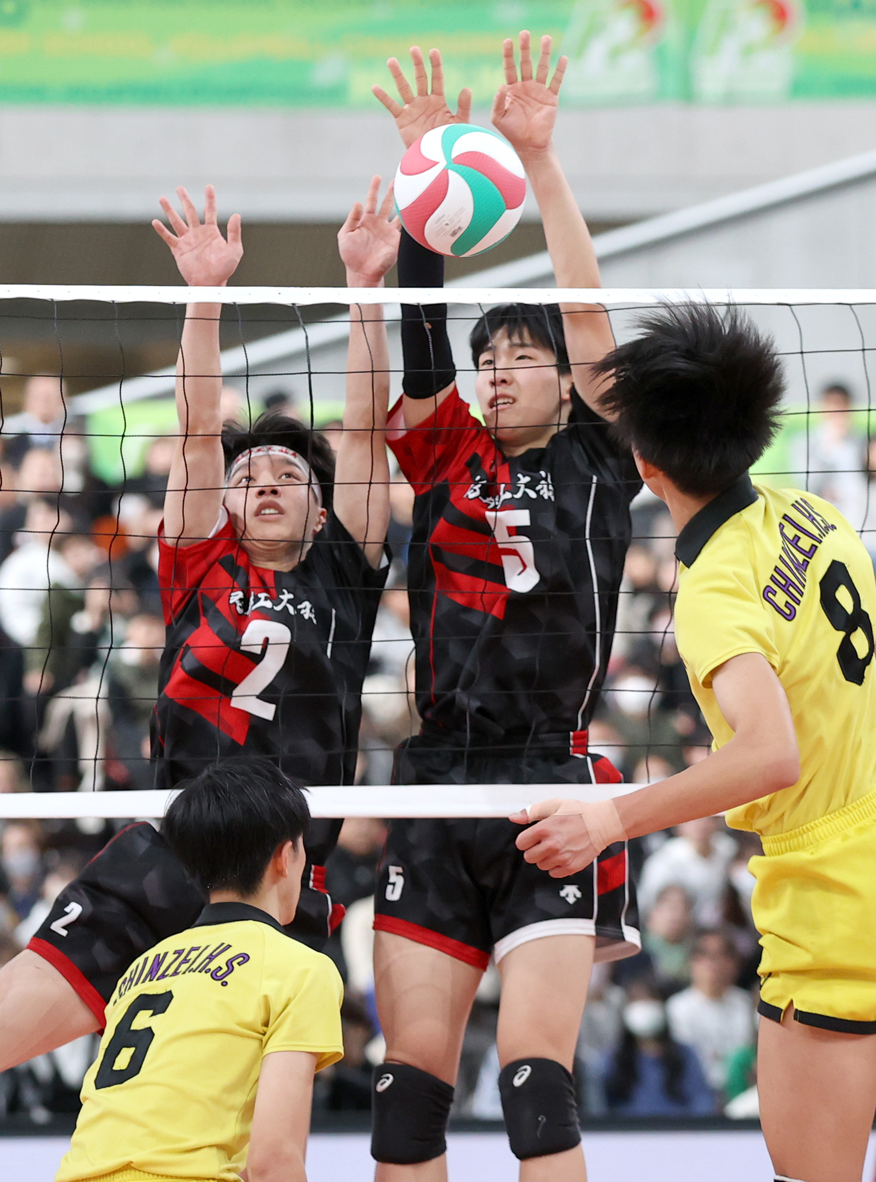 福井工大福井、ブロックで主導権 初の決勝へ「絶対に日本一を」 春高 