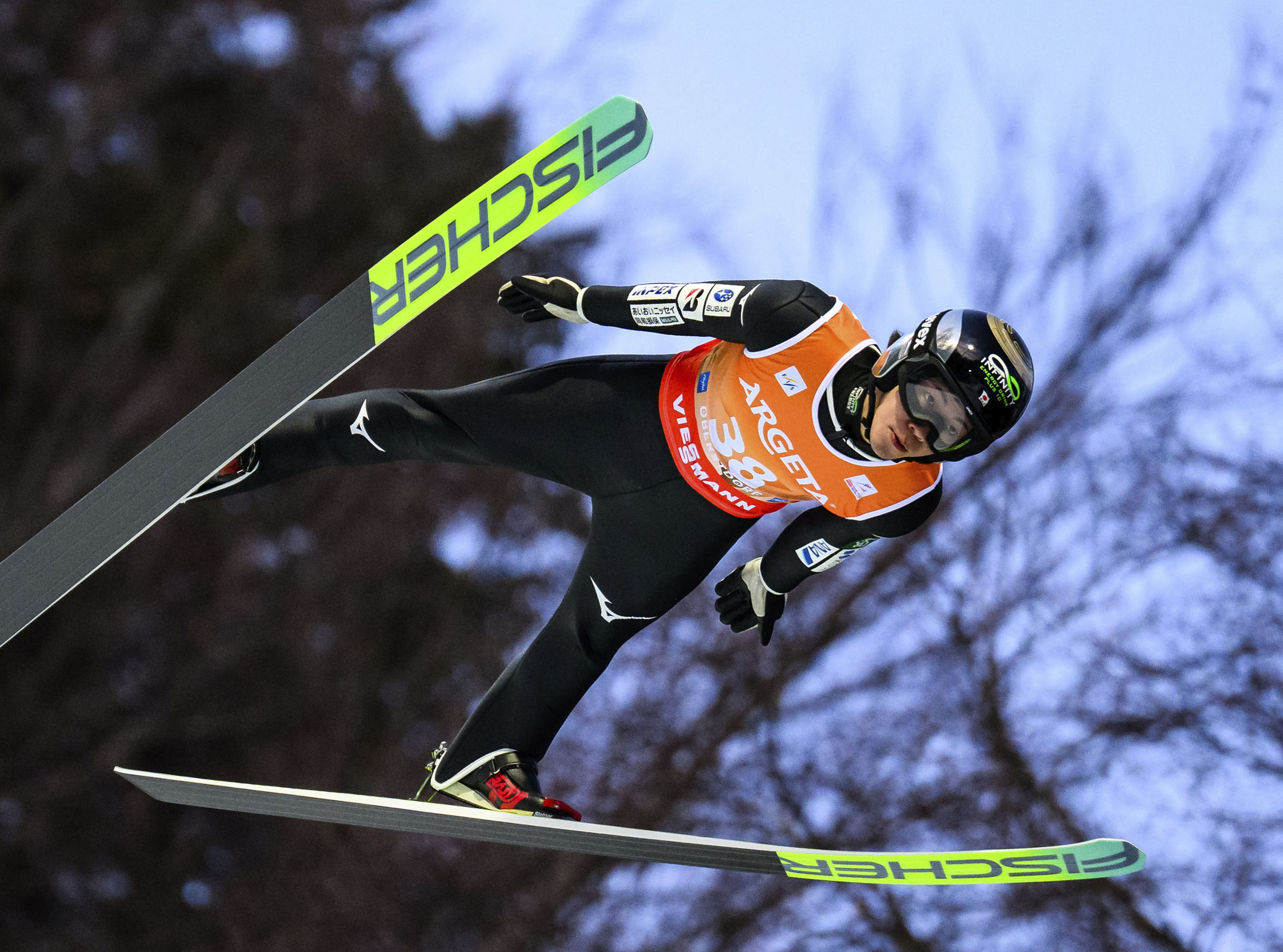 二階堂蓮が前半2位 フライング世界選手権／ジャンプ（写真・画像 1/1