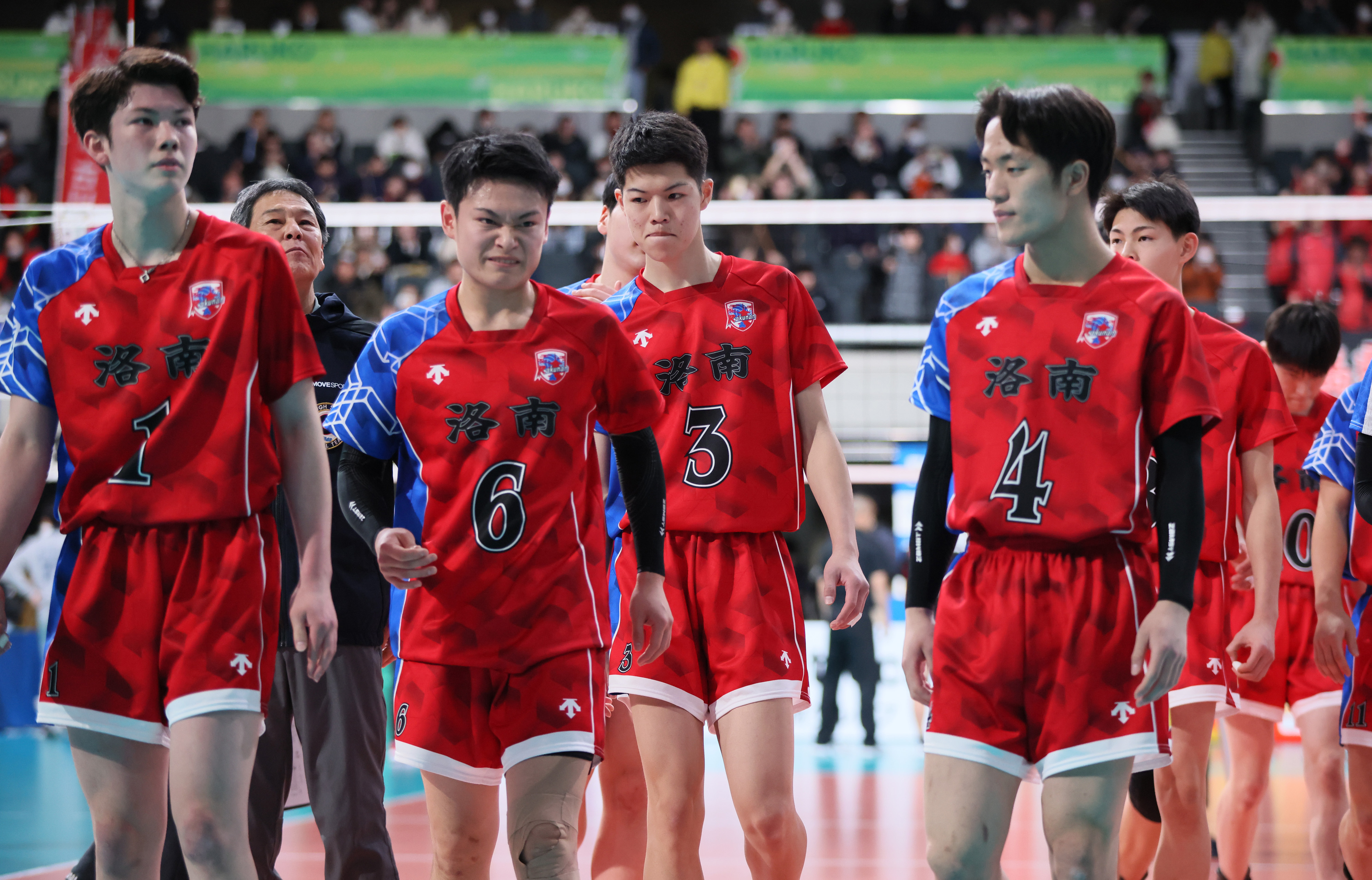 春高バレー、京都・洛南は3回戦で川内商工に敗れる 次世代に託す挑戦