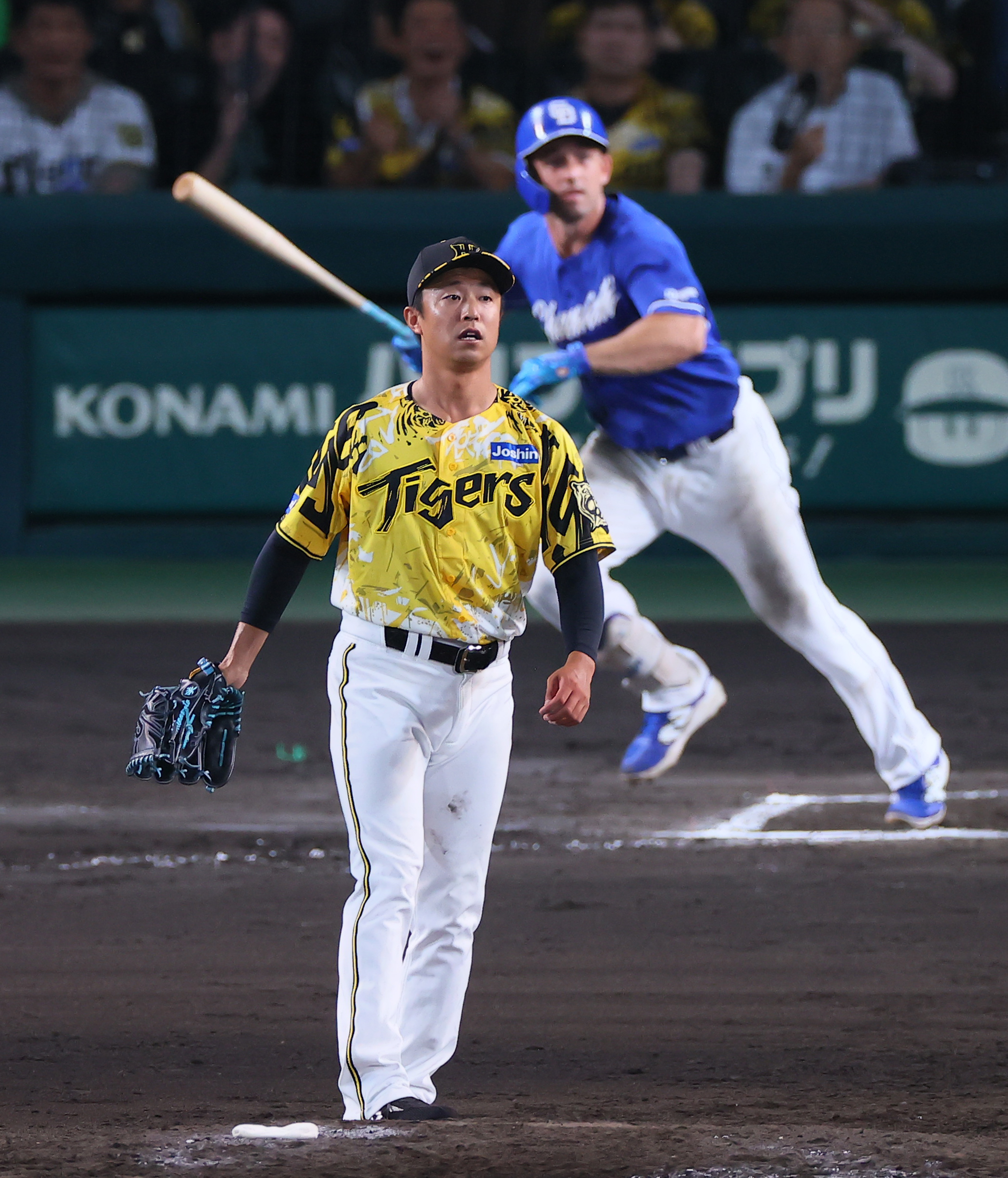 ○阪神写真ギャラリー】代打原口、バット動かず、ゲームセット…今季