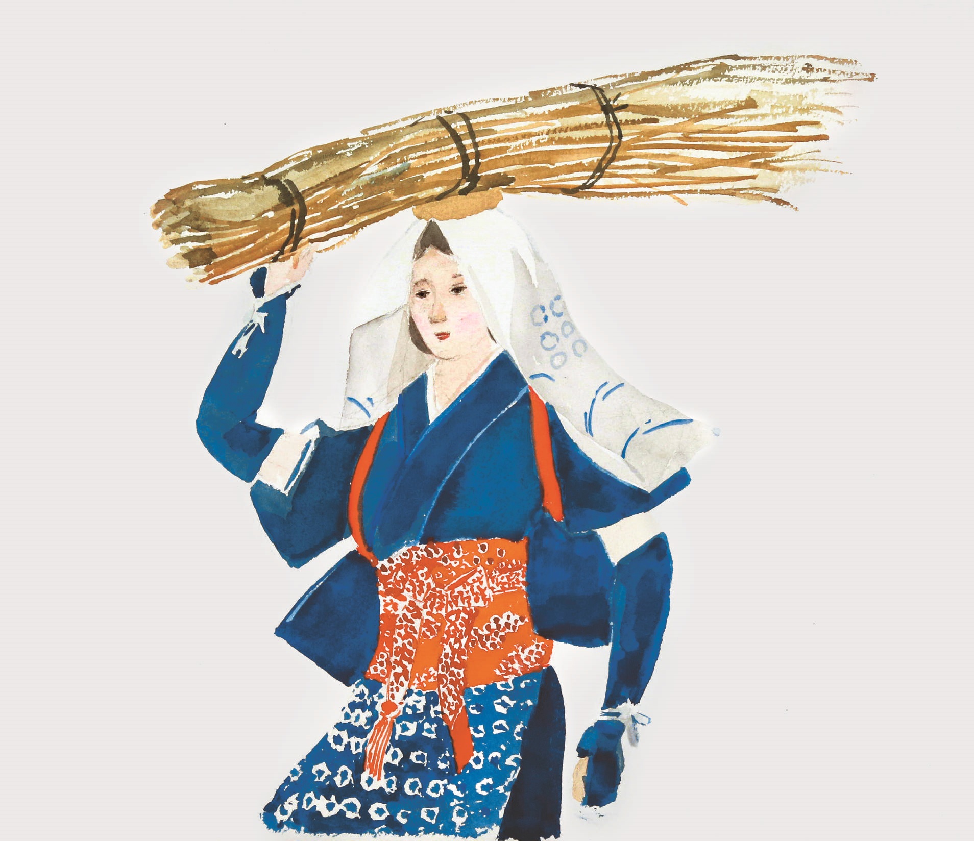 安野光雅が描く洛中洛外】もう一度見たい作品10位 「大原女