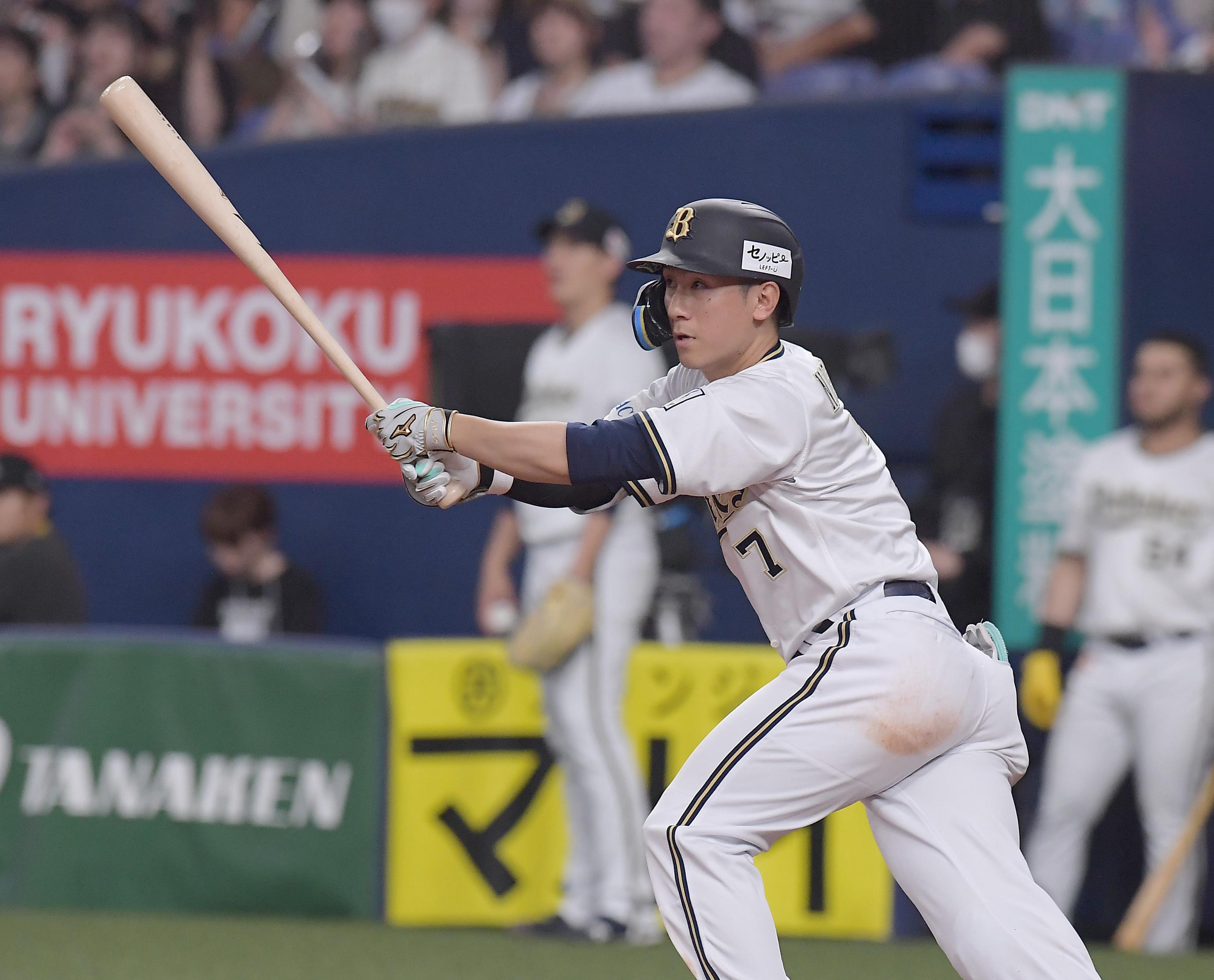 スタメン発表】オリックス・西川龍馬が「2番・DH」で1軍復帰即先発