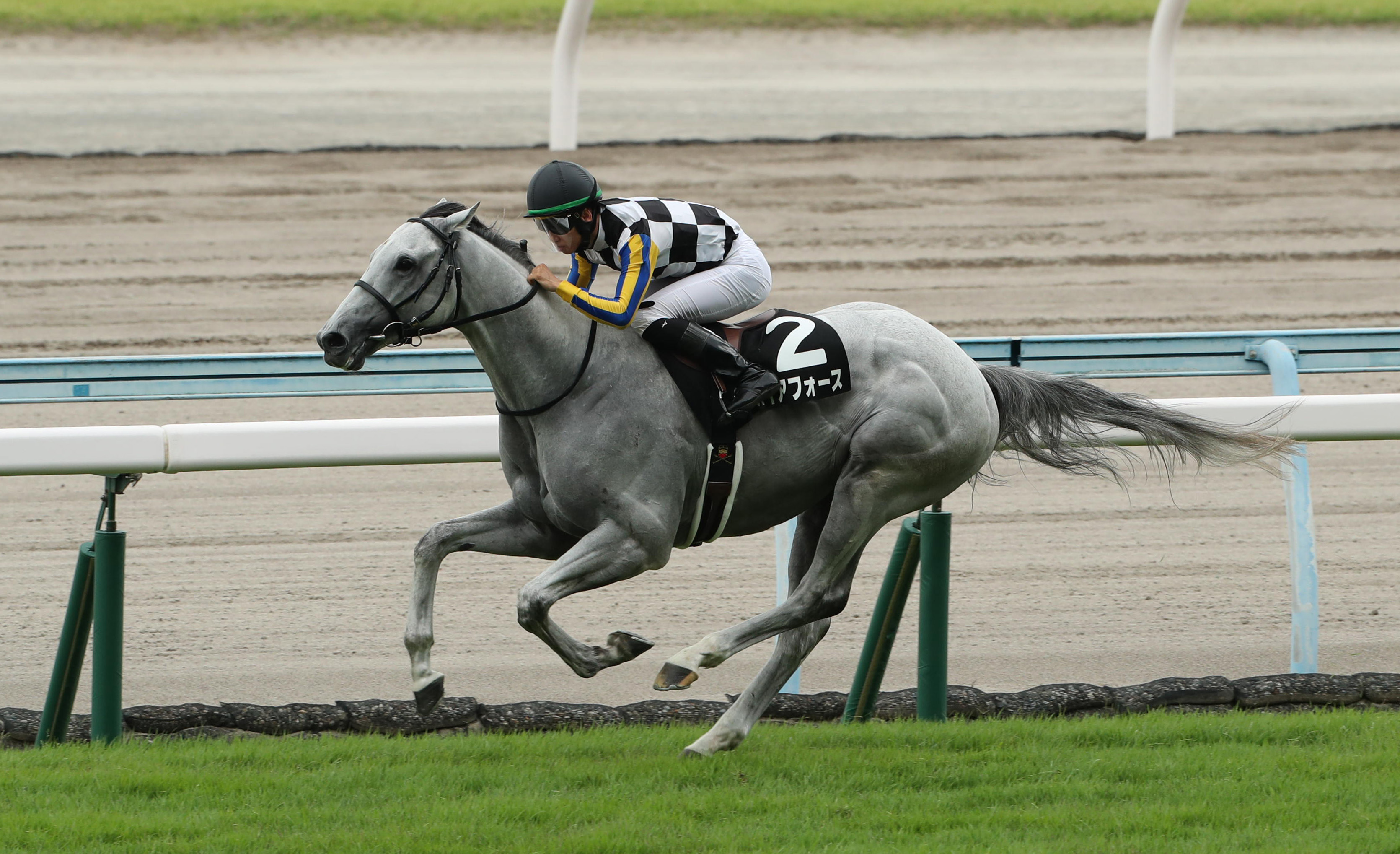 小倉芝2000でコースR勝ちのガイアフォースは柳川特別と
