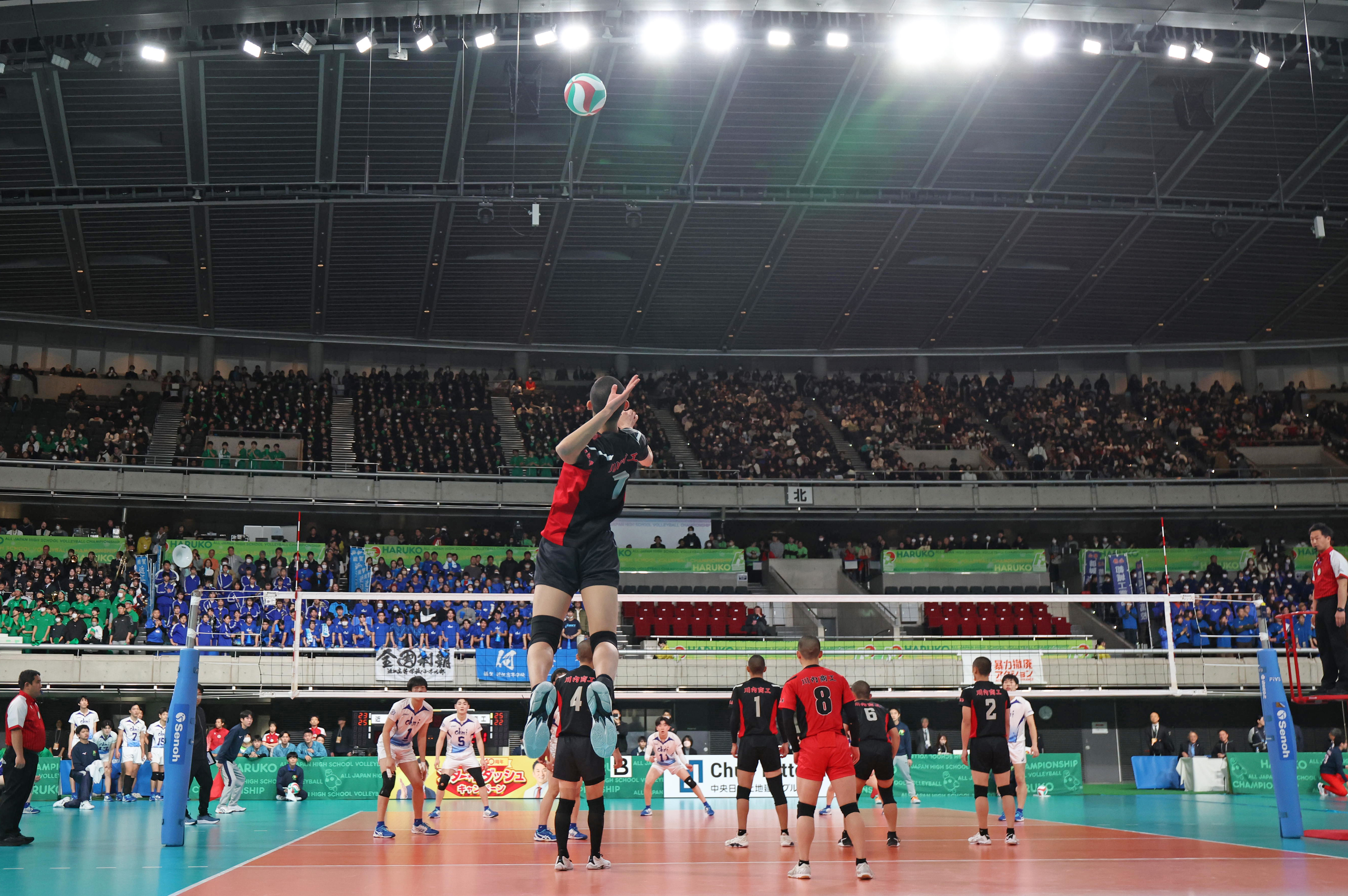 春高バレー】川内商工のスーパー1年生194センチエース田中洸、高橋藍ら