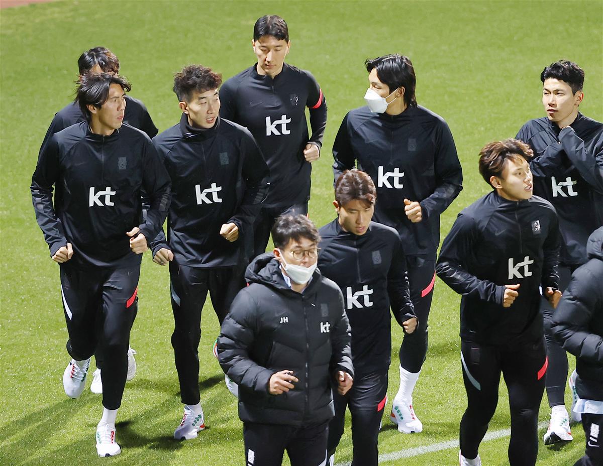 サッカー韓国代表が初練習 特別な防疫措置で来日許可 サンスポ
