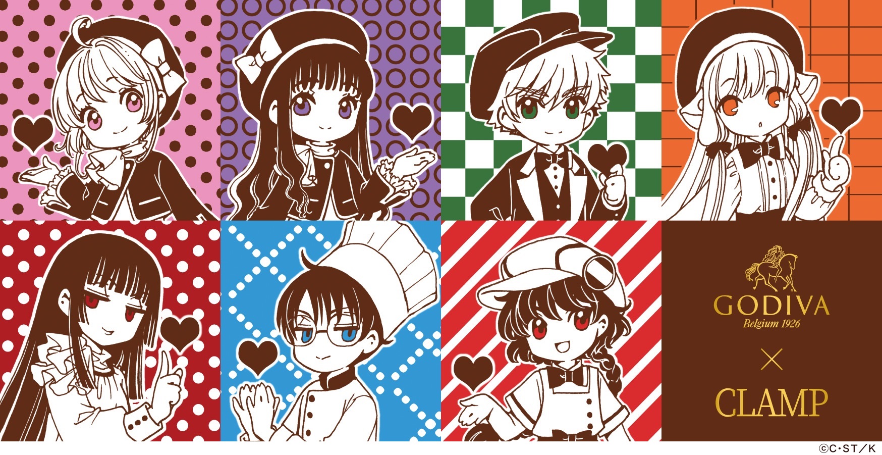 ≪CLAMP×ゴディバ≫夢の初コラボ！ 人気キャラが描き下ろされた限定