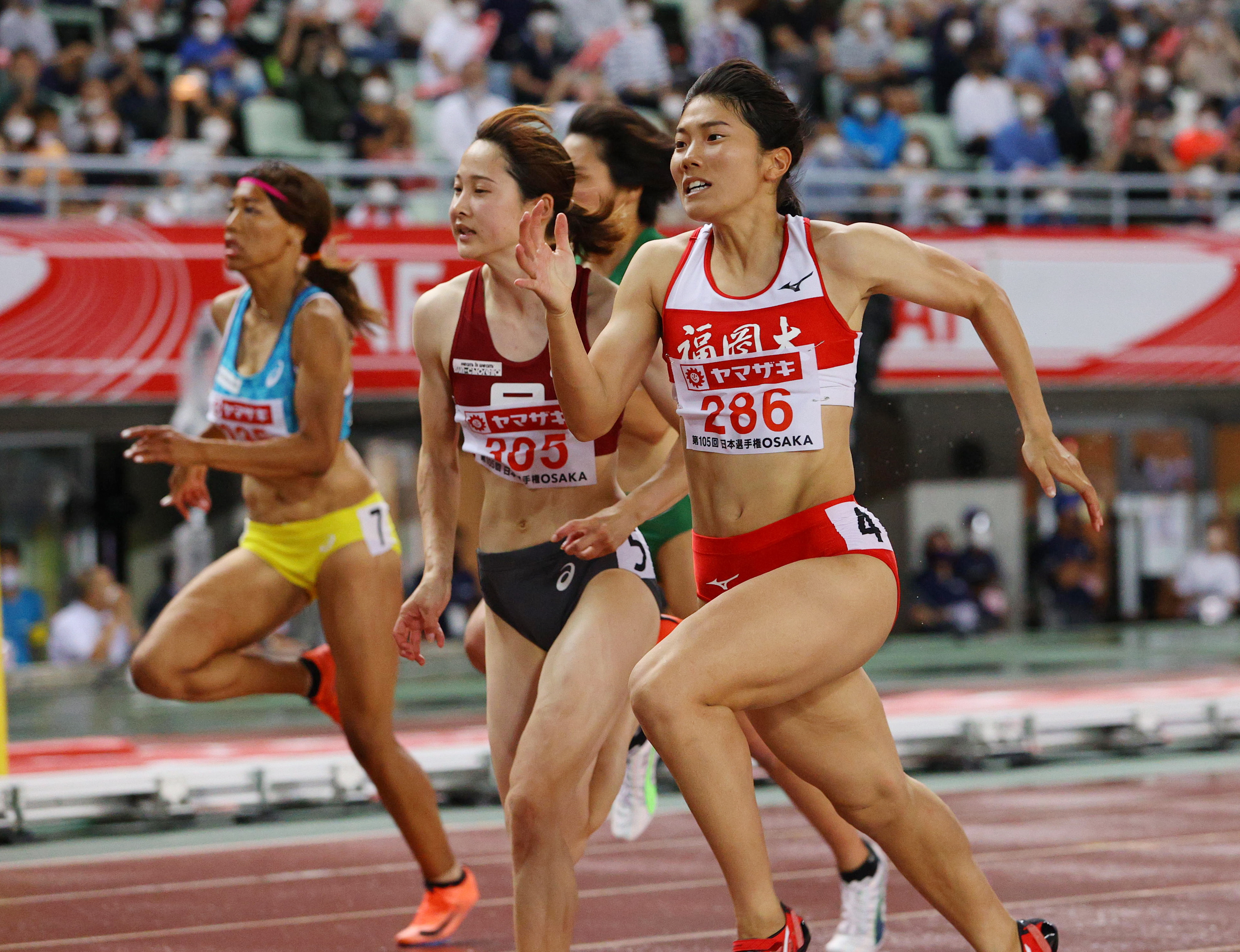 女子１００メートルは児玉芽生が連覇 ホッとしてます サンスポ