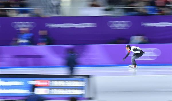 平昌五輪 スピードスケート男子５０００メートル 一戸誠太郎が暫定１位 産経ニュース