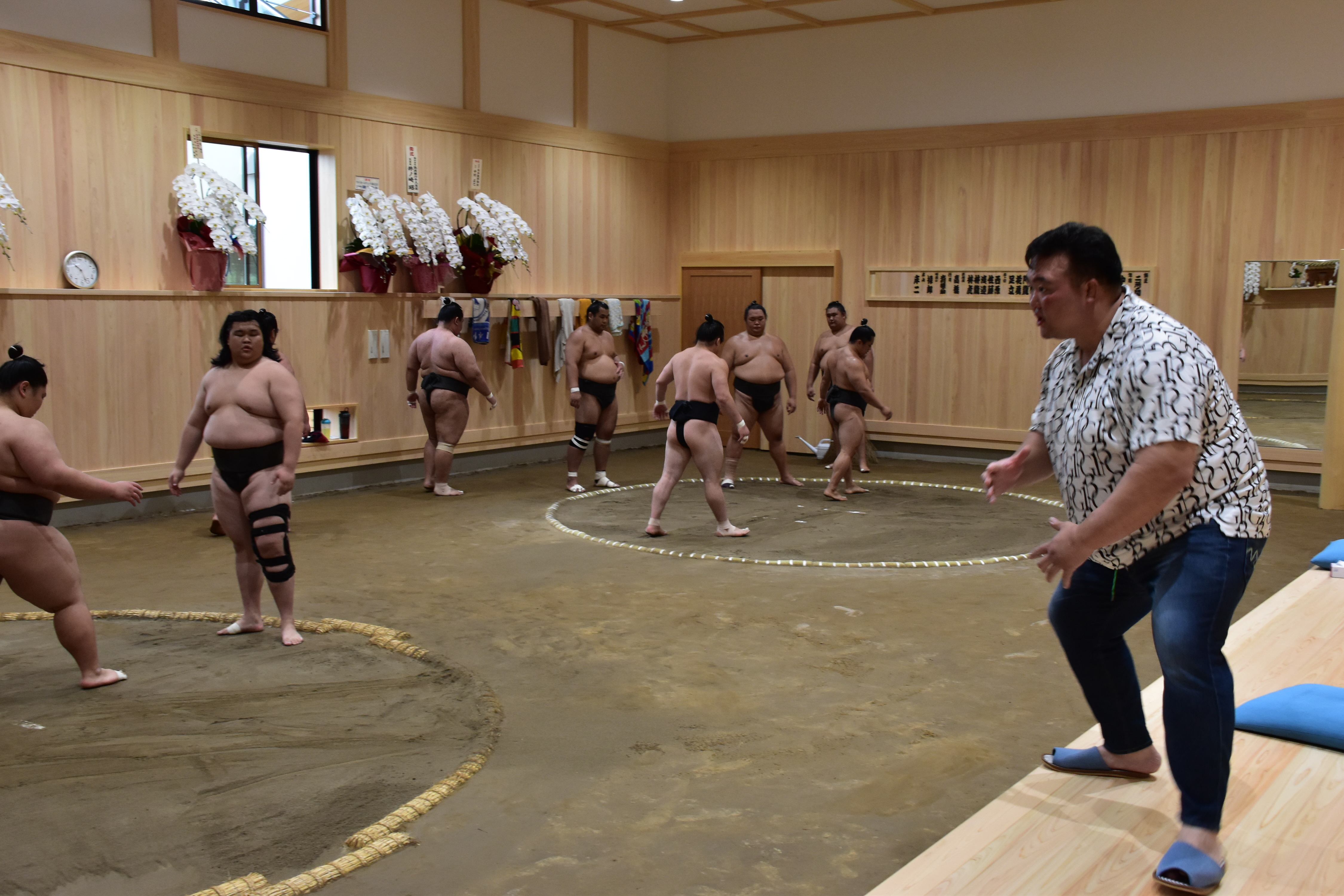 2面土俵」で稽古再開 二所ノ関親方「効率よい」 - サンスポ