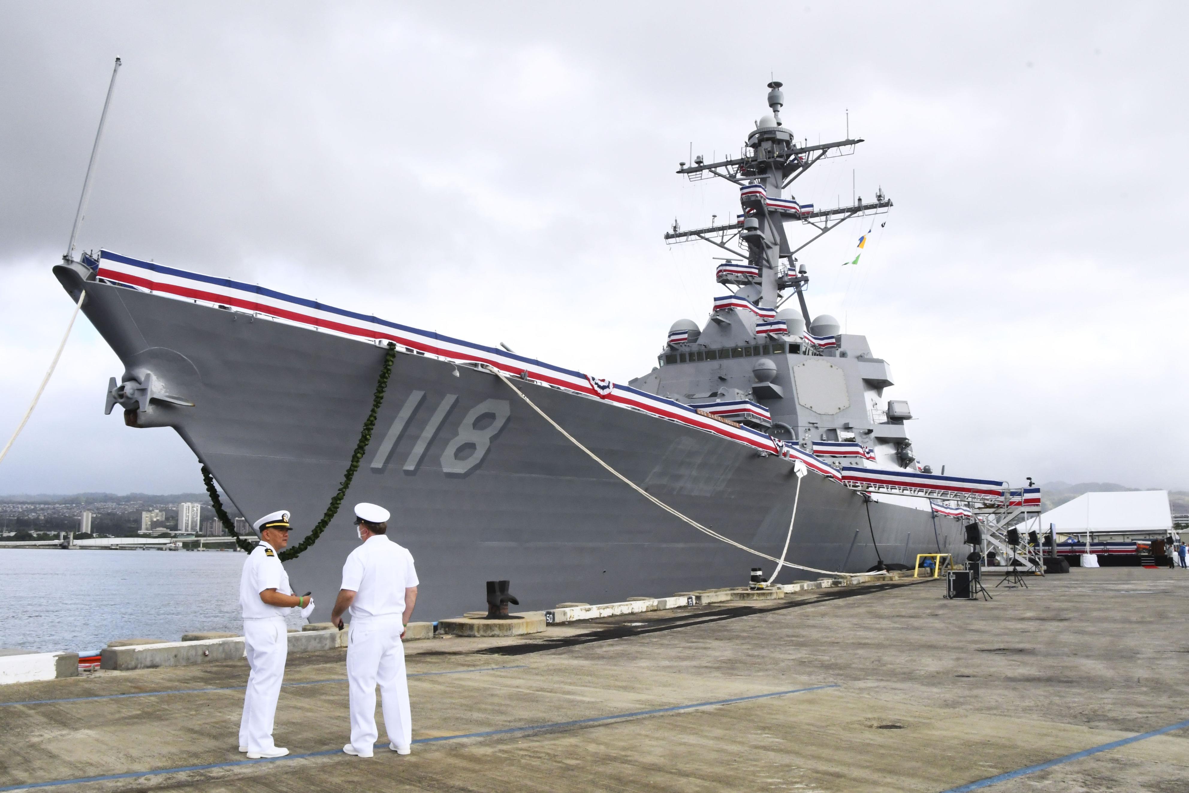 米駆逐艦「イノウエ」就役 初の日系人名 元上院議員の功績たたえ