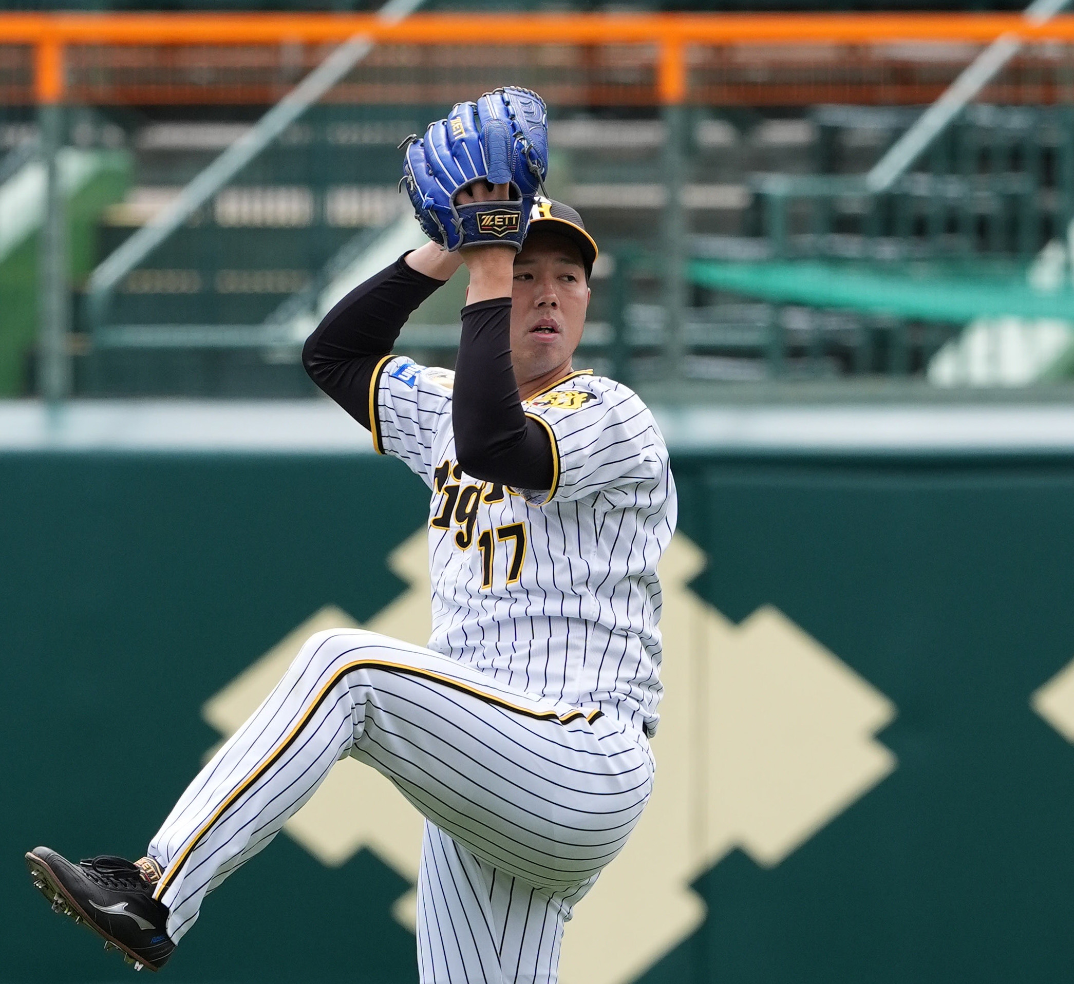 阪神タイガース　青柳投手　アクリルスタンド付ボールペン ミントモール / MINT 立川店 / 2024 EPOCH 阪神タイガース プレミア