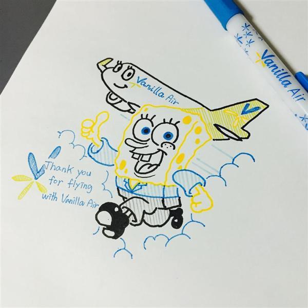 キャビンアテンダントの素顔 機内でイラストを描きます 鈴木祐太さん バニラ エア 産経ニュース