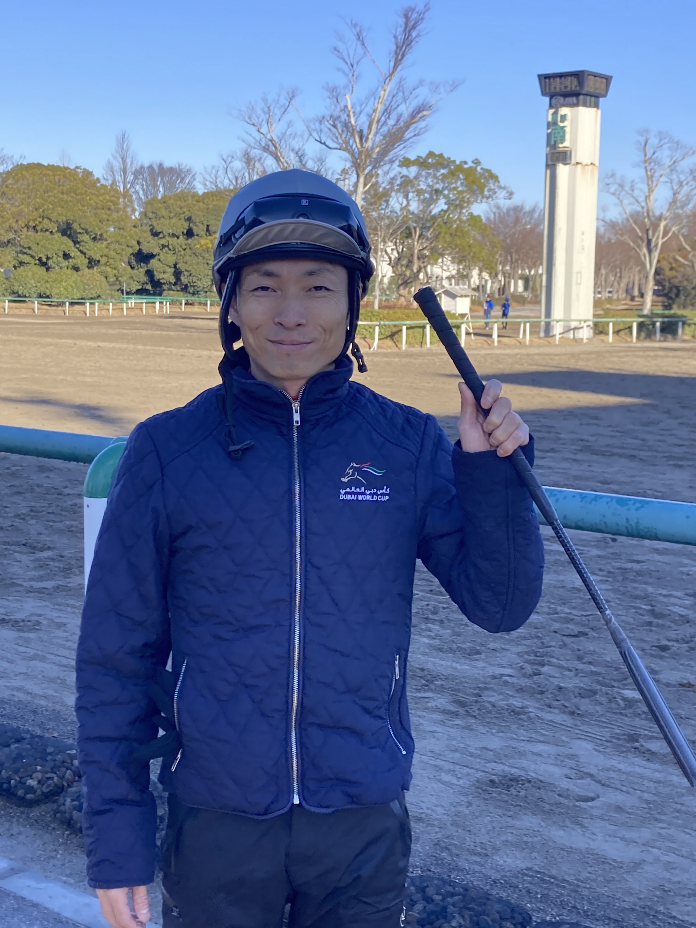 大野拓弥騎手が調教に騎乗「馬に乗るのが新鮮。おそらく来週復帰でき