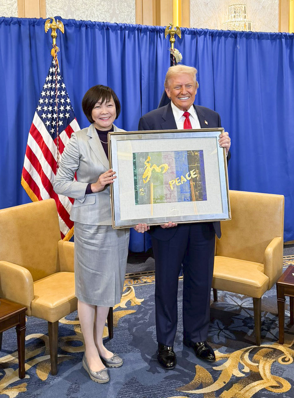 安倍昭恵夫人がトランプ米大統領と面会 自身のXに投稿 「温かいお言葉