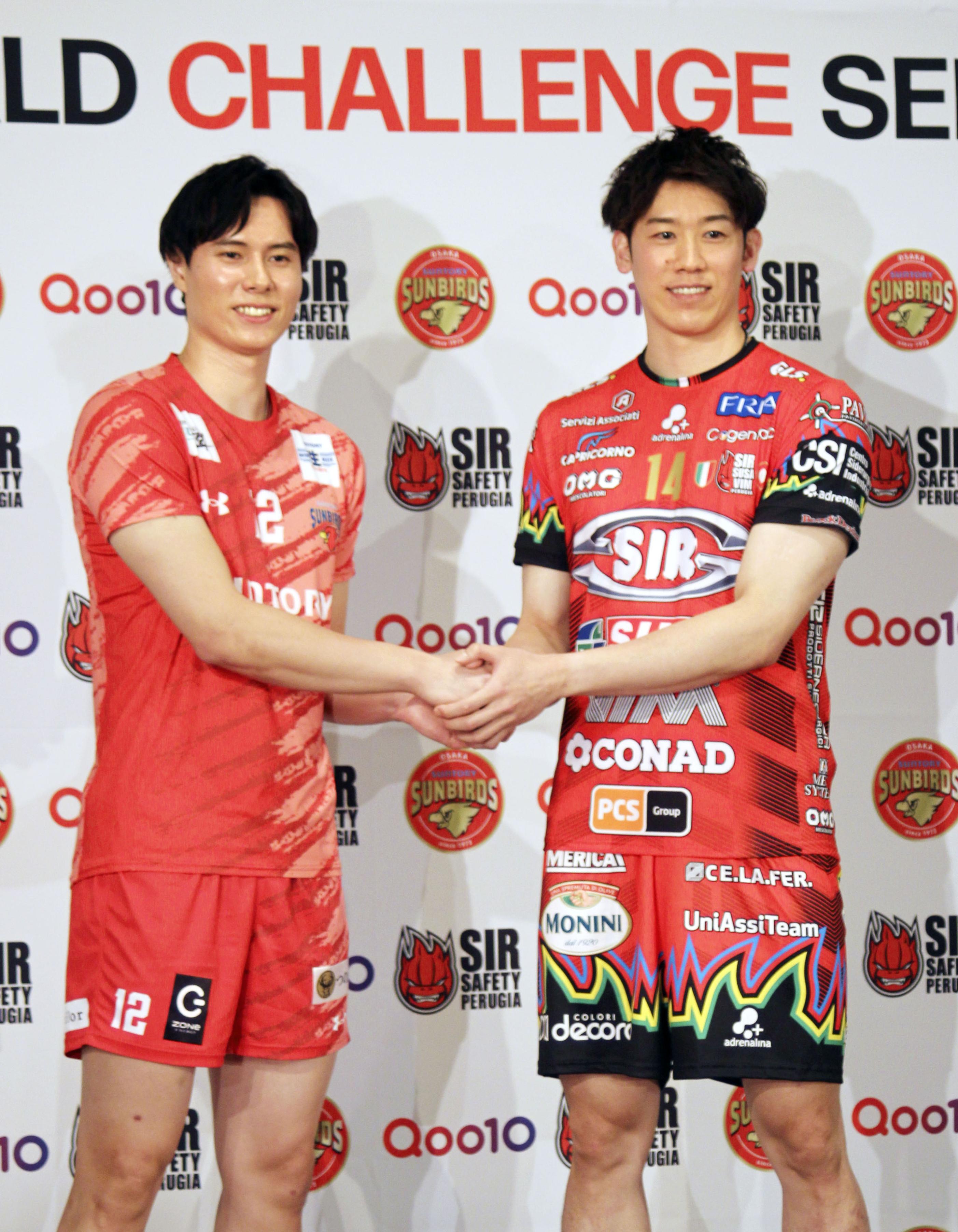 石川祐希のペルージャと高橋藍のサントリーが対戦へ 10月に東京・有明