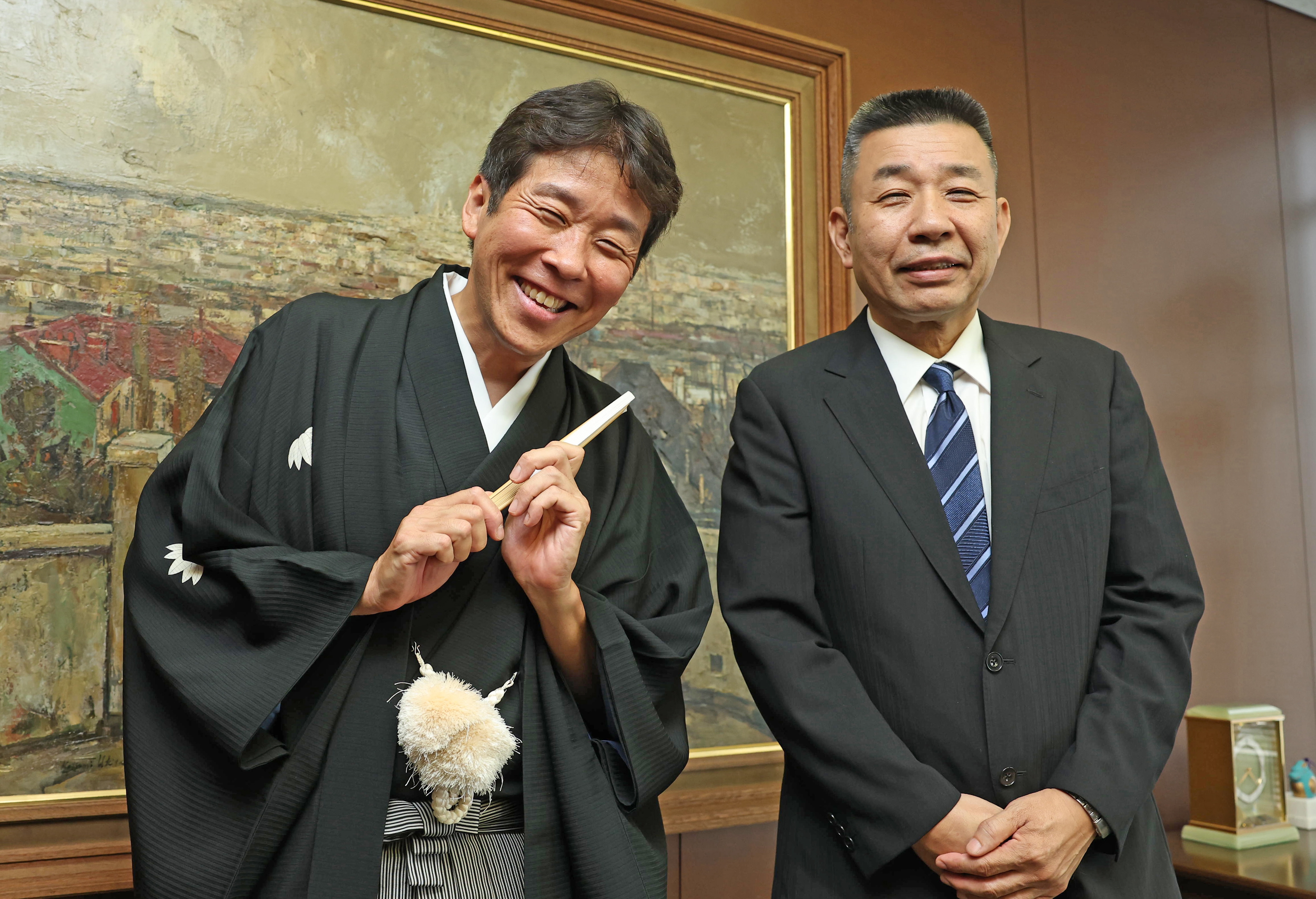 笑福亭喬若さん「三代目三喬」を襲名へ 師匠の松喬さんと産経本社を