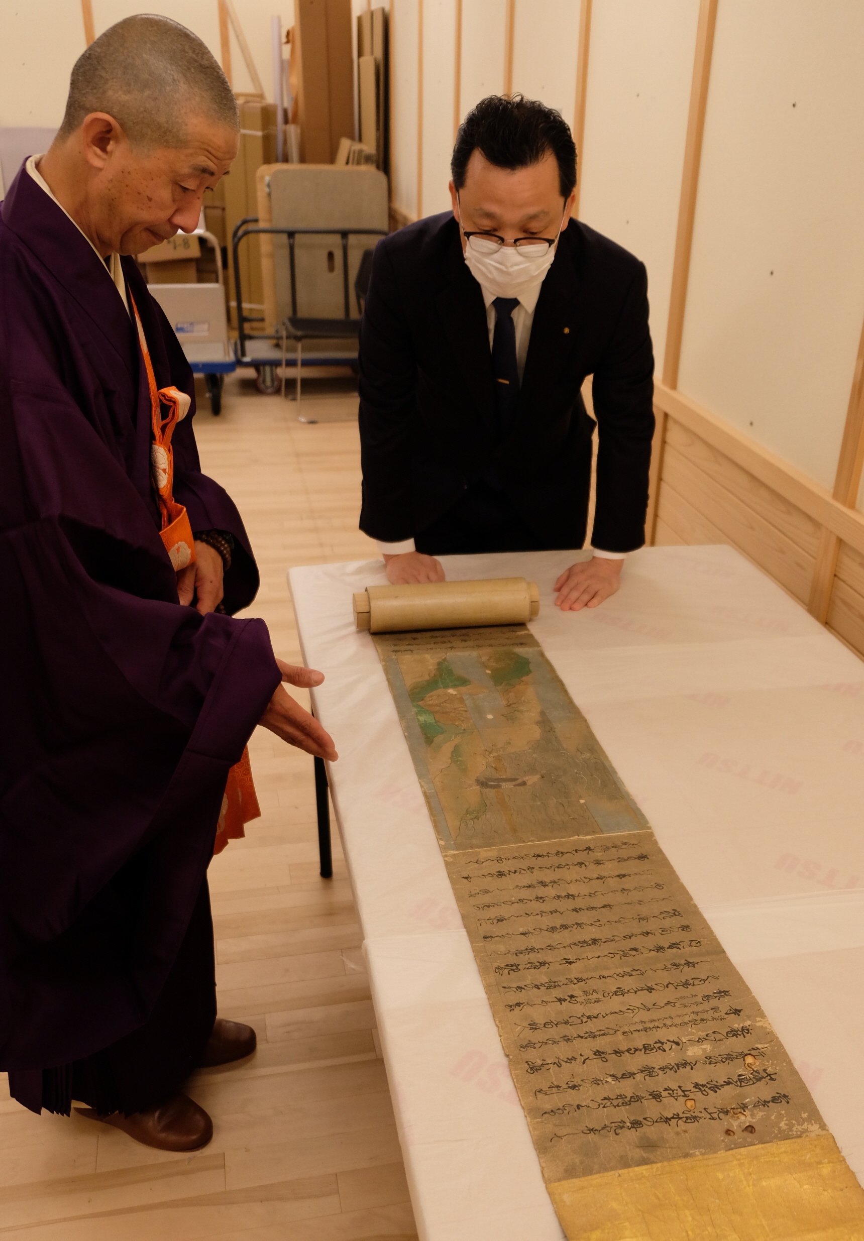先代からの夢」縁起絵巻修復へ 清水寺の「奥之院」京都・山科の法厳寺