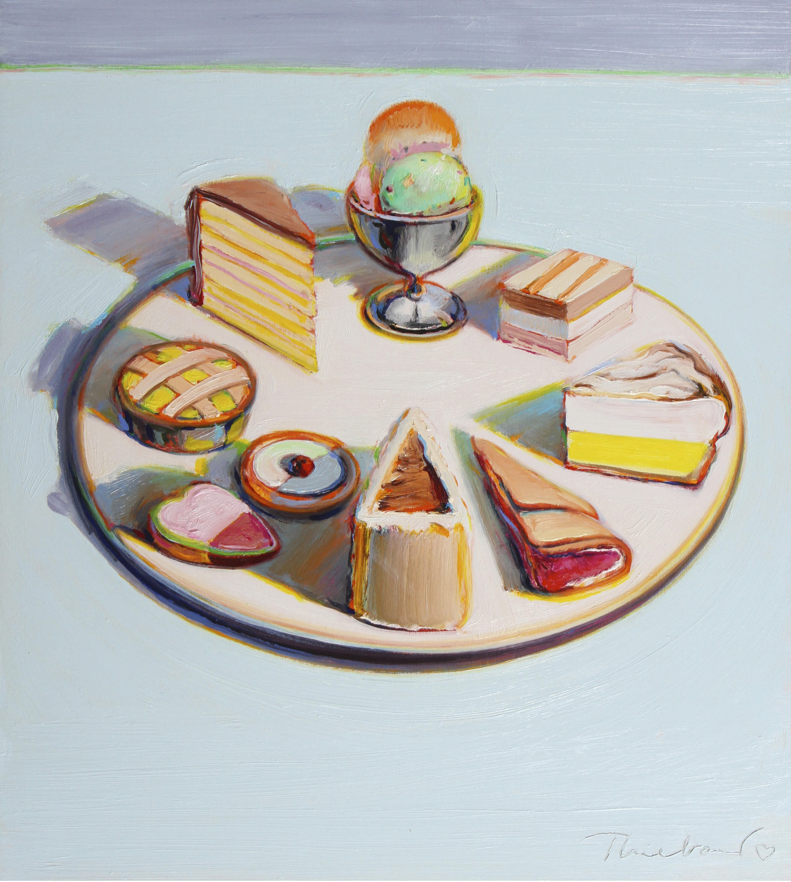 キモかわ”スイーツ描き続けた異色の米巨匠、ウェイン・ティーボー 日本