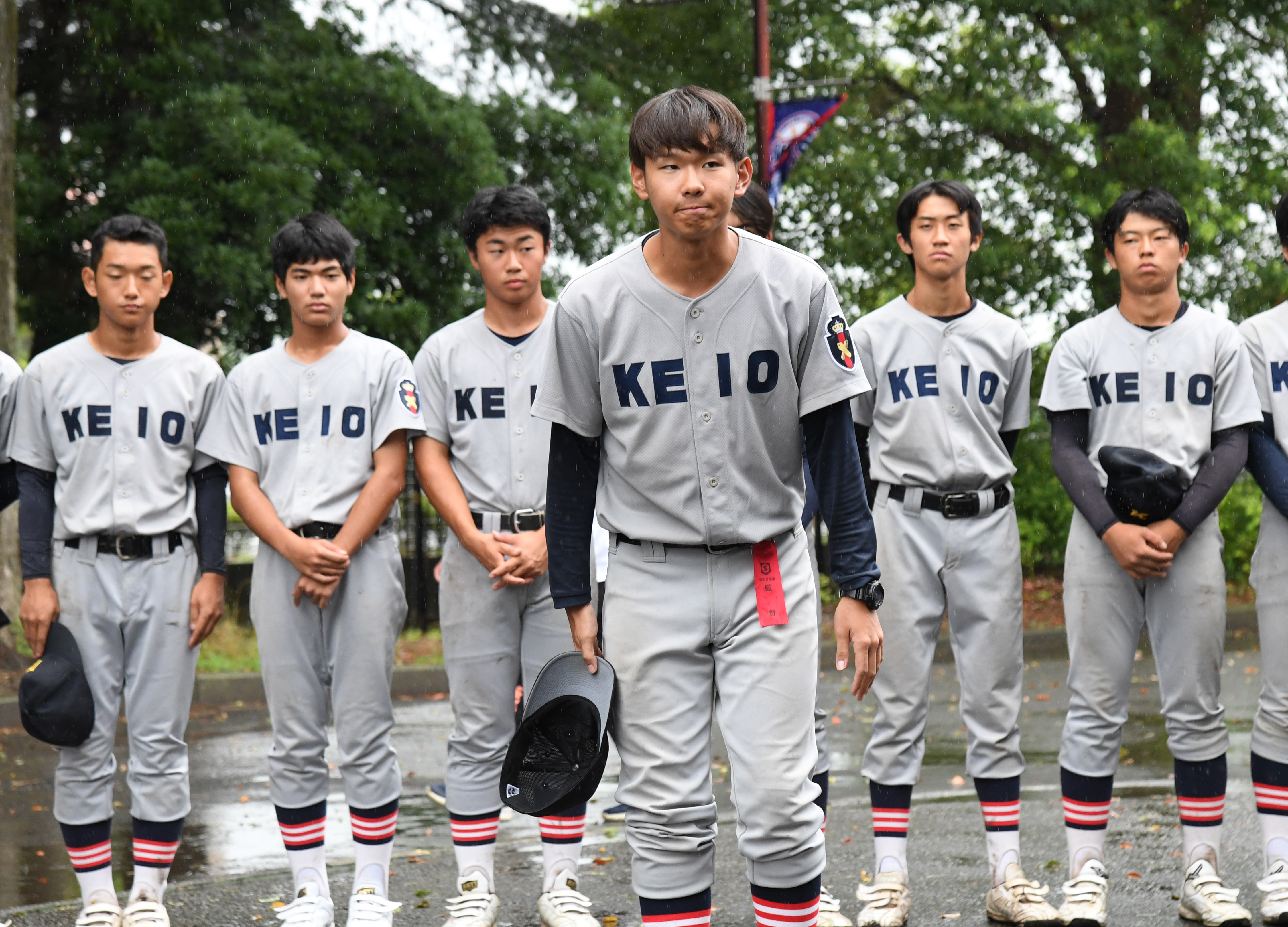 慶應志木高校 野球部 ユニフォーム 上下＆帽子セット 慶応志木は〝新旧1万円札の顔〟対決で5点リード 渋沢栄一の深谷商と